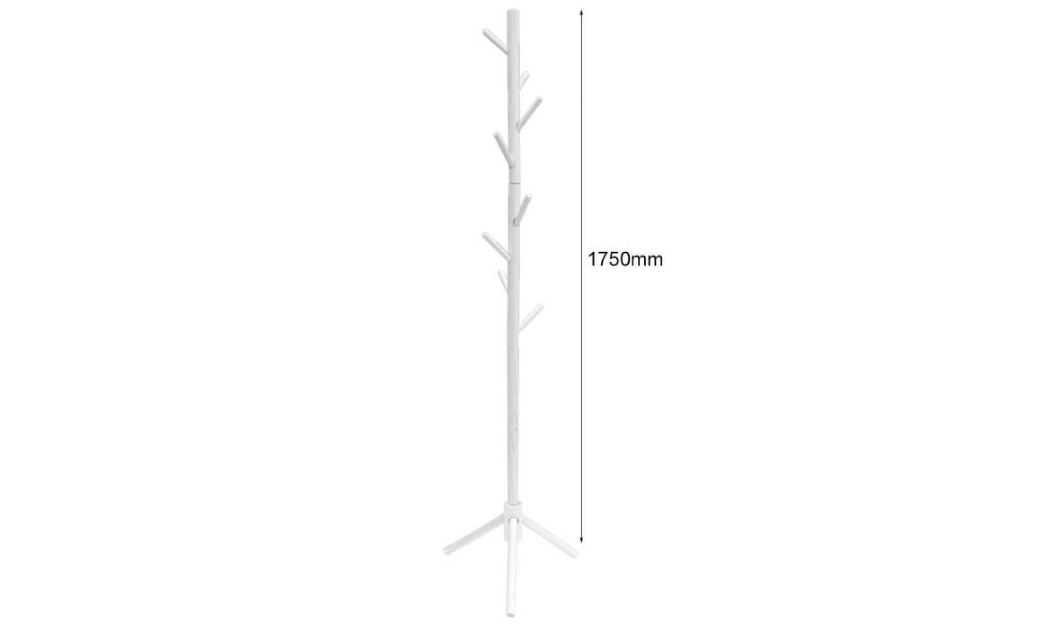 1.75m blanc porte manteau en forme d'arbre rack de vêtements pratique décoration de maison chic moderne pas cher