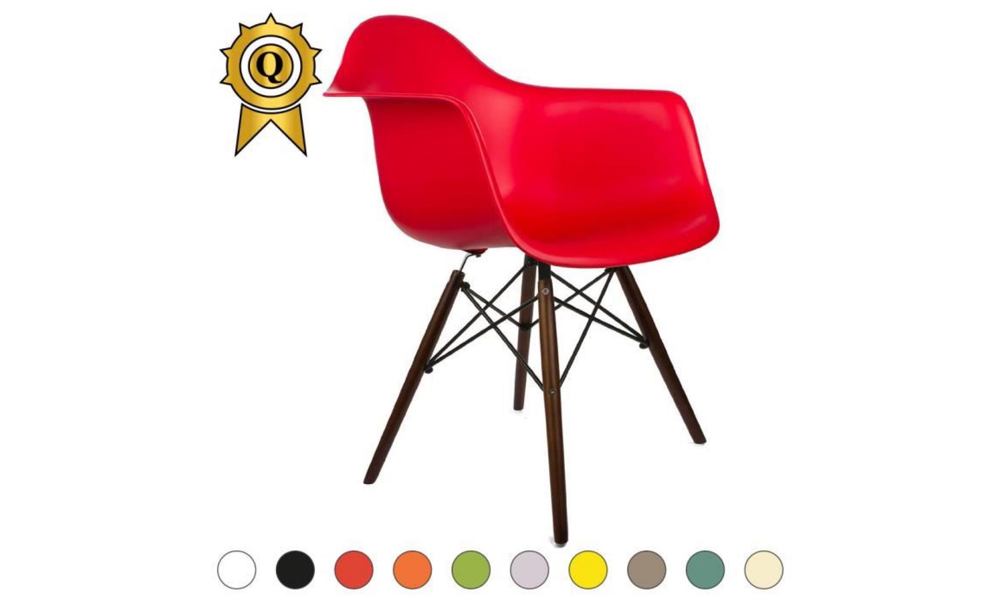 1 x fauteuil design retro eiffel inspiration eiffel pieds en bois vernis noyer assise vert flash mobistyl®