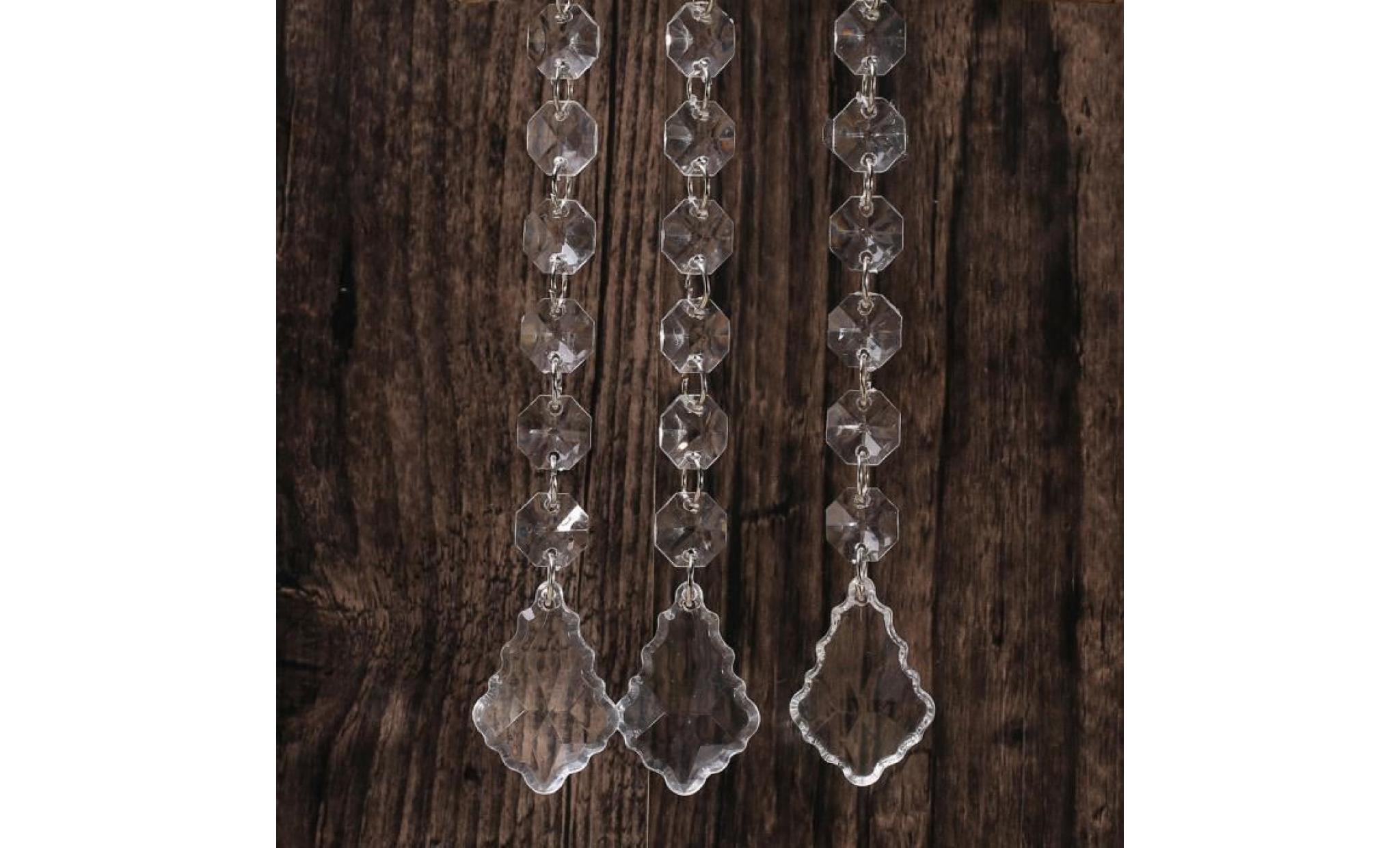 10 pcs wedding acrylic beads drops chandelier hanging curtain interior decor cxq1452