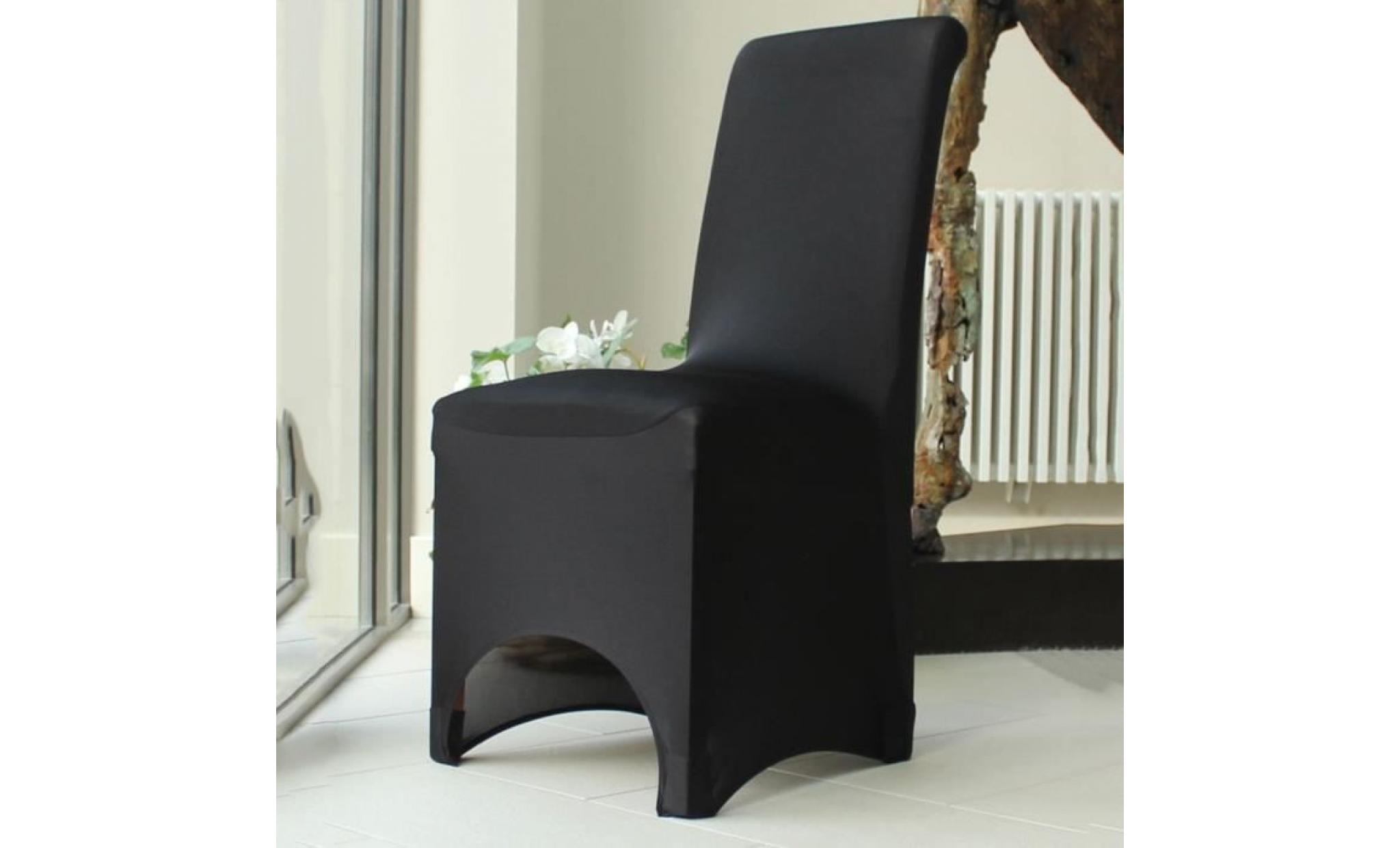 10pcs arched fronted housse de chaise noir   couverture de fauteuil de maison bureau restaurant pas cher
