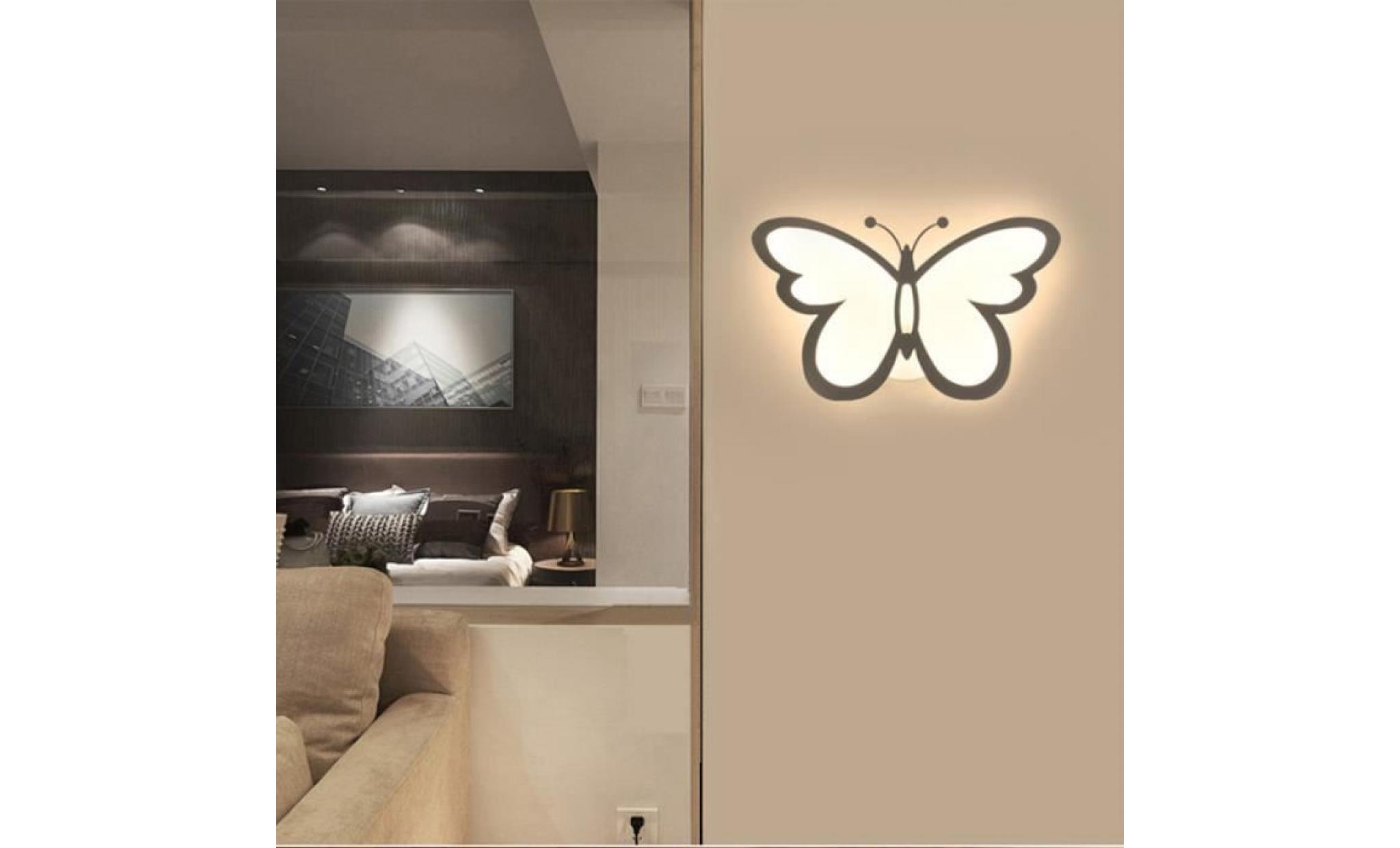 12w papillon moderne aluminium led applique murale interieur Éclairage mural lumières pour cuisine pas cher