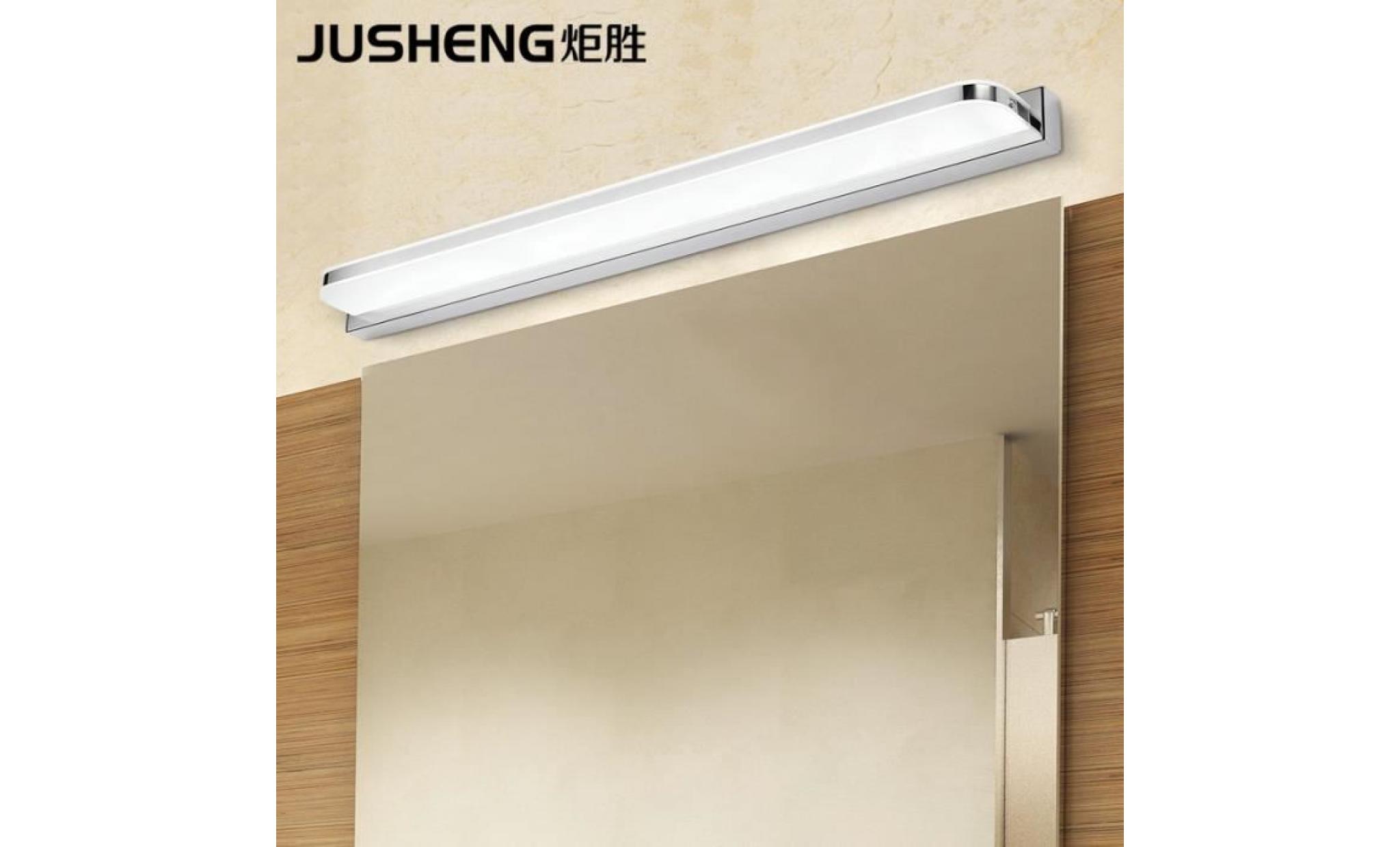 14w 62cm applique de salle de bain simple acrylique luminaires de salle de bains