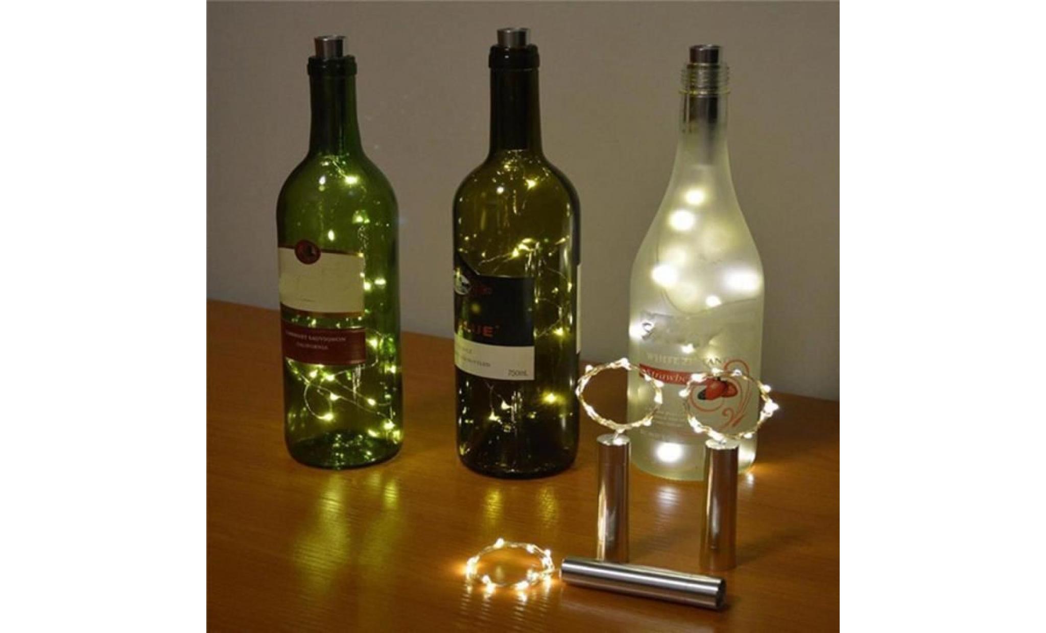15 led bright colorful bottle light kit fairy lights battery top wedding decorat pageare1541 pageare1541