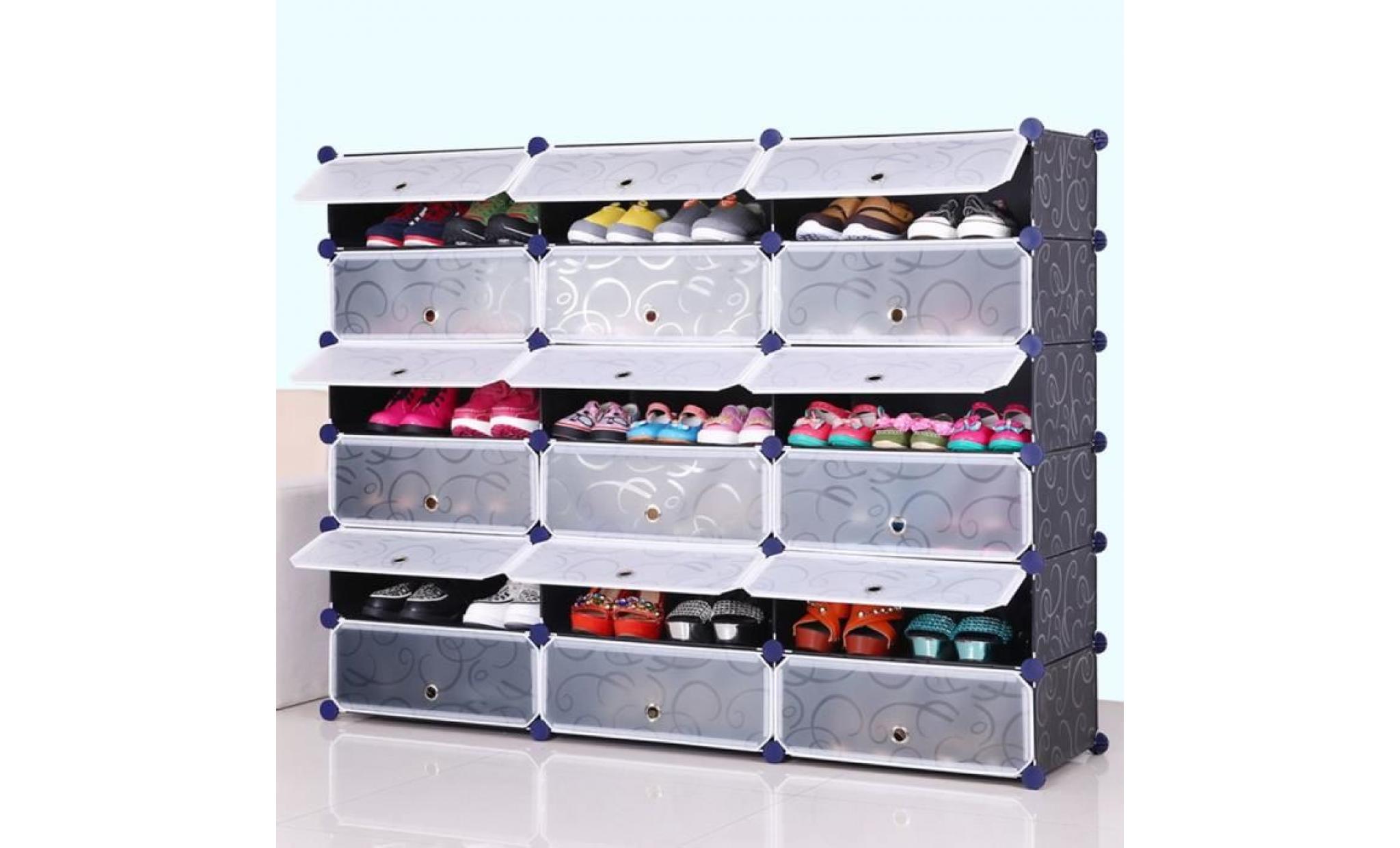 18 cube armoire de rangement pour chaussures pas cher