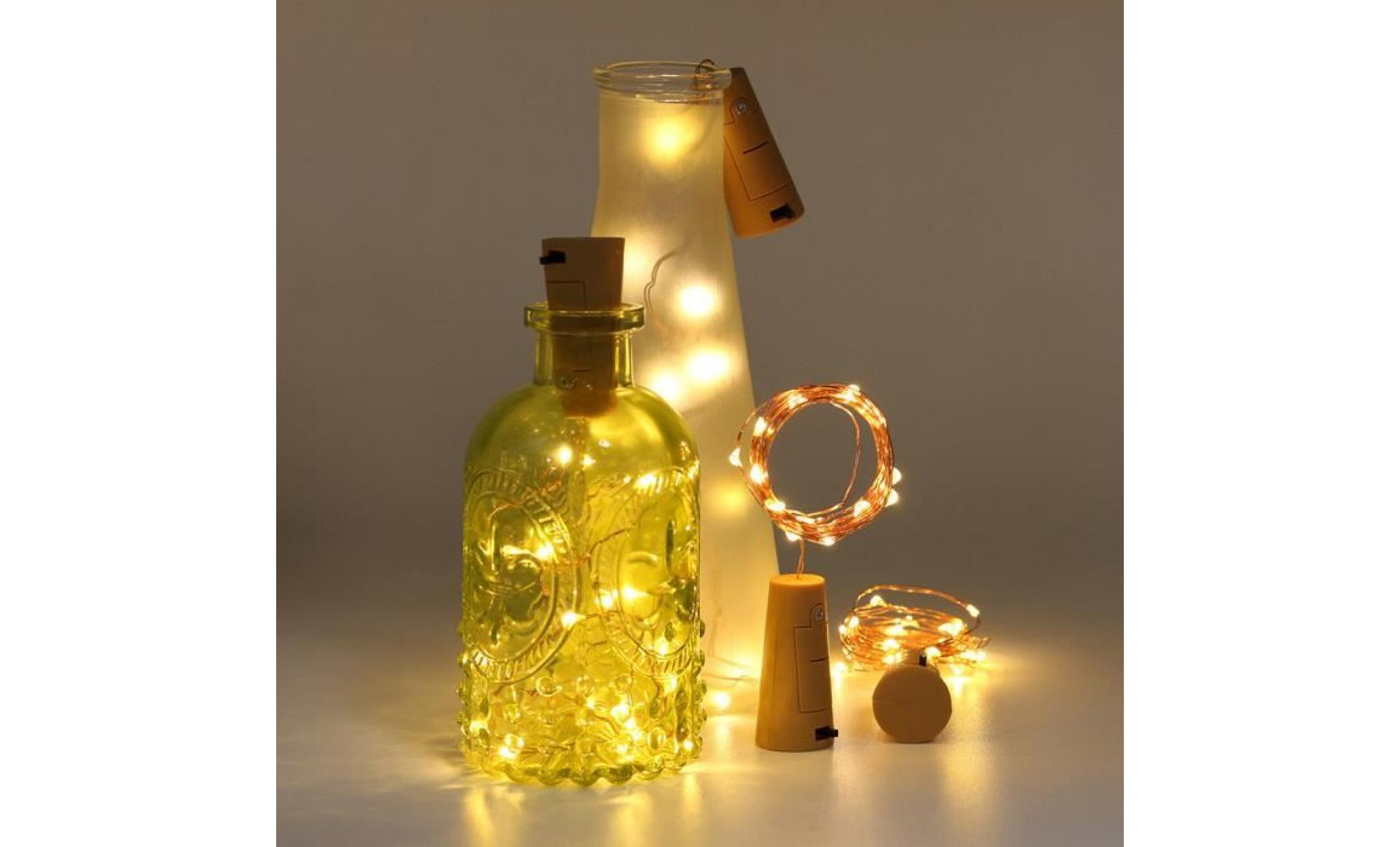 1m 10 led bottle lights cork shape for wine bottle string party romantic   @batangerr1237 pas cher