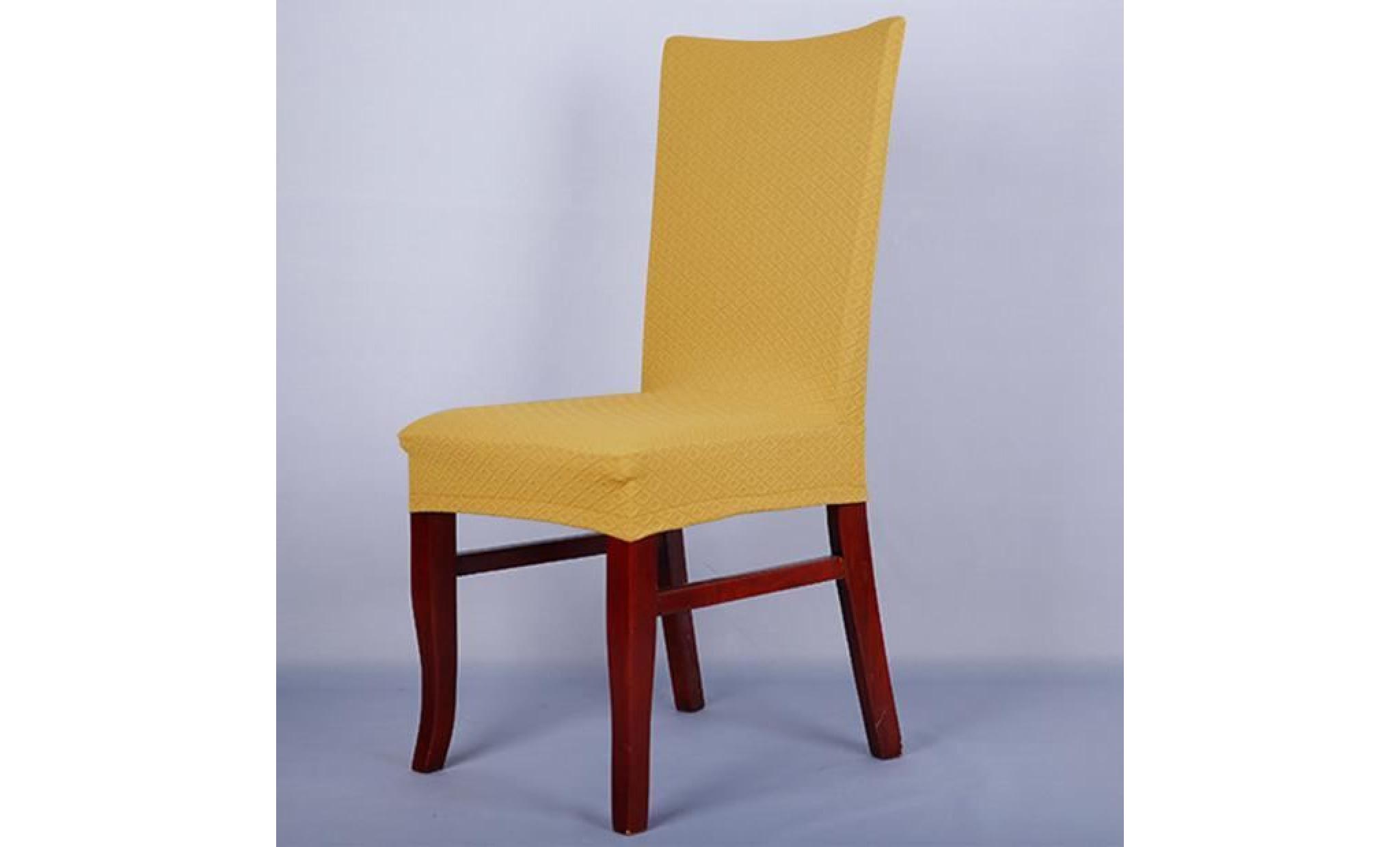 1pc chaise à manger couvre strech salle à manger chaise protecteur slipcover décor gy  couverture de chaise 16791