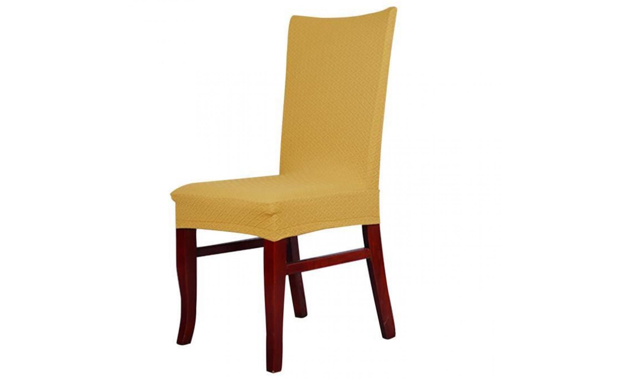 1pc chaise à manger couvre strech salle à manger chaise protecteur slipcover décor gy  couverture de chaise 16791 pas cher
