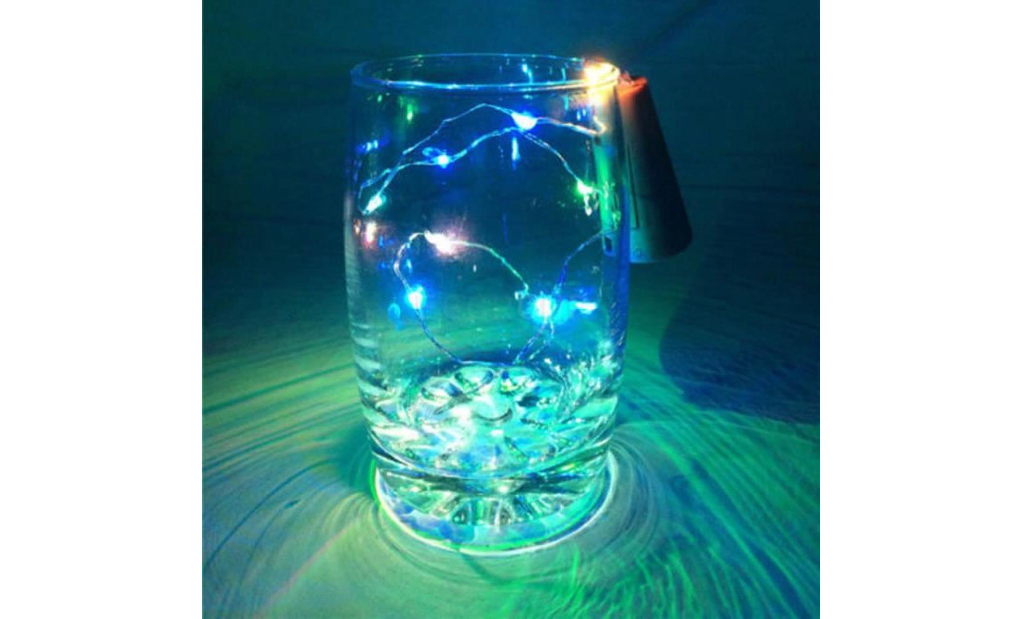 1pc cork en forme de lumière led nuit lampe de bouteille de vin lumière étoilée pour décor de fête yyj70505017wh_109