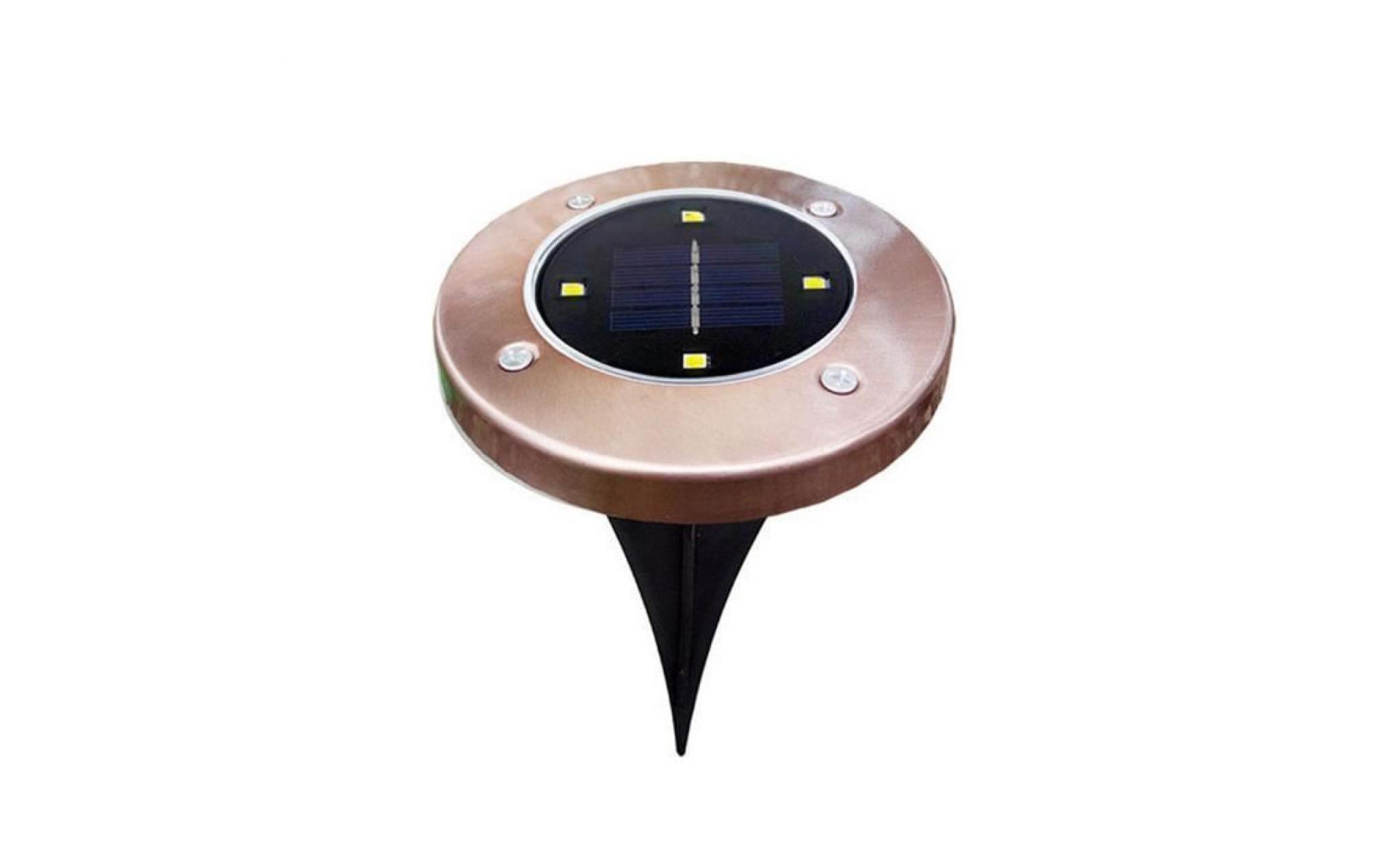 1pcs solar with 4 led outdoor path light spot lamp yard garden lawn waterproof pageare2796 pageare2796 pas cher