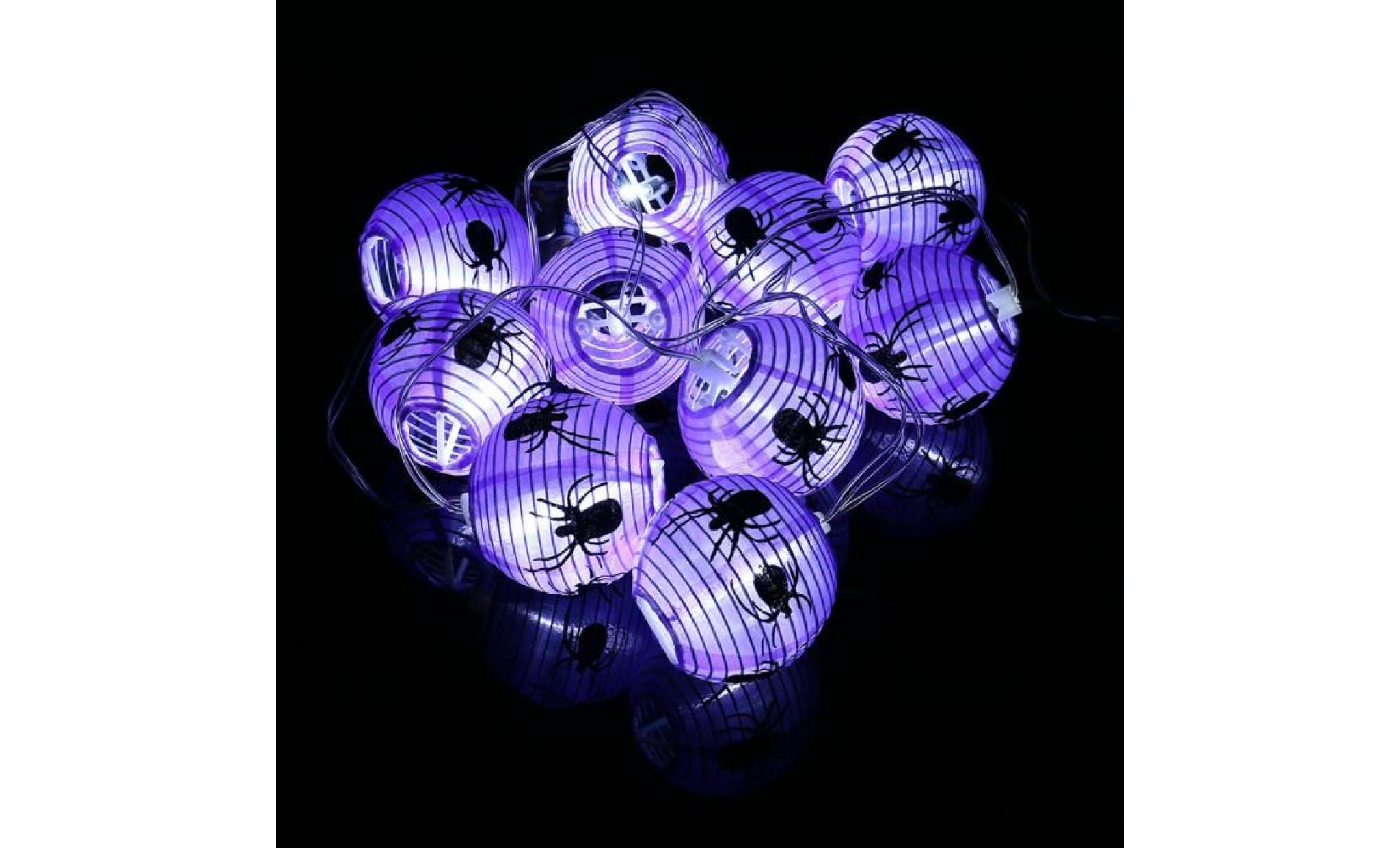 2.3m 10led purple string lights pour halloween party decor halloween light yu11 pas cher