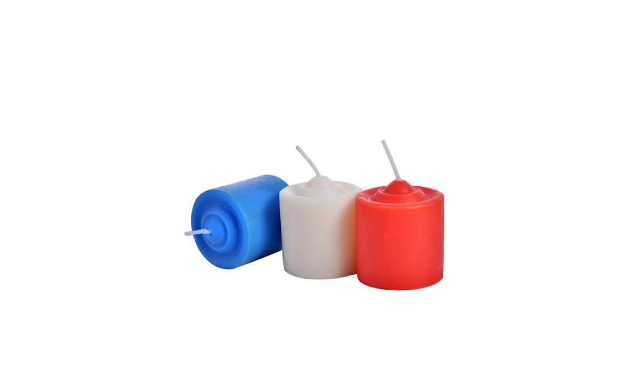 2 pcs basse température bougies romantique flirting wax dripping bougies jouets sexuels Érotiques pour les couples amoureux (rouge) pas cher