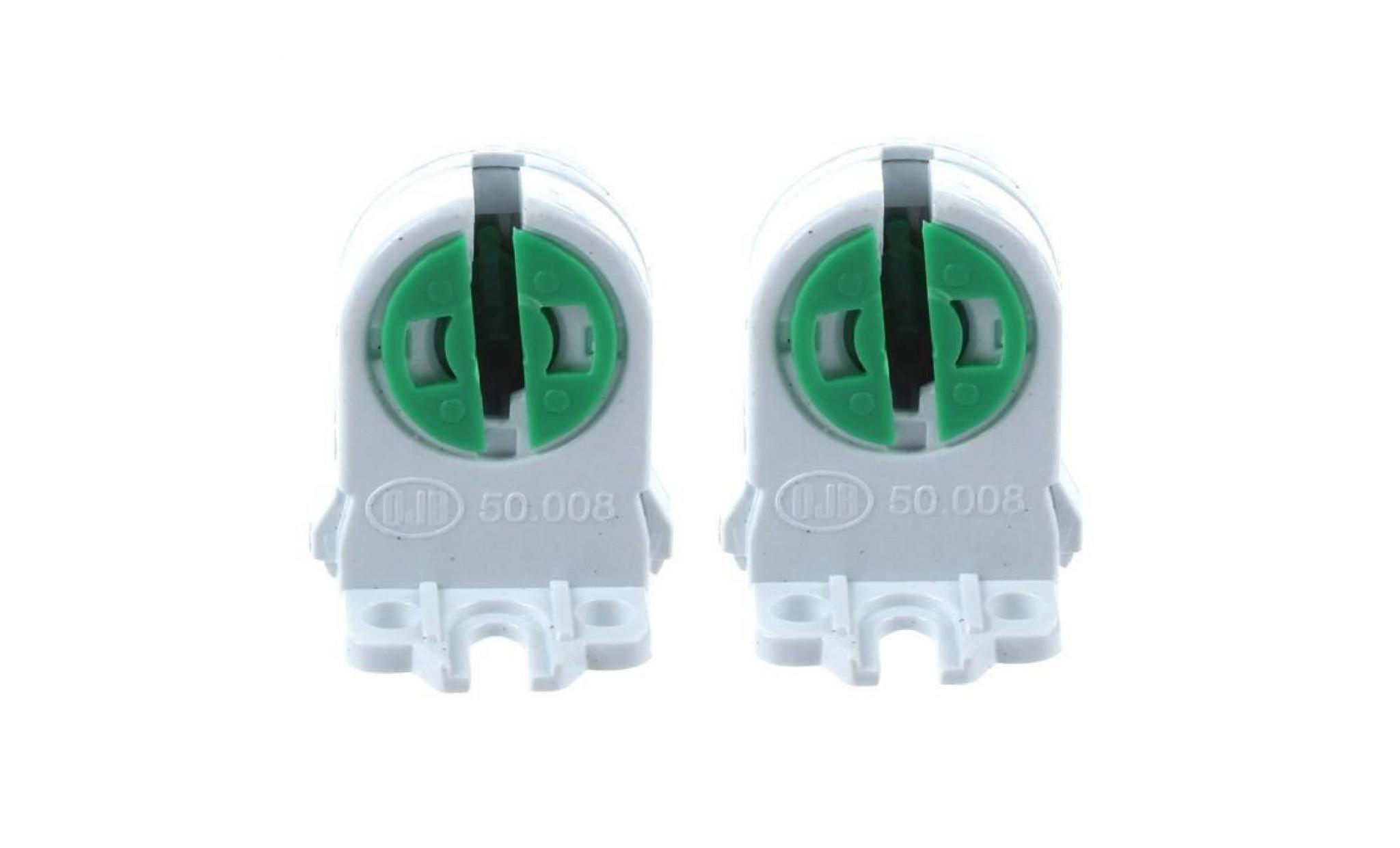 2 pcslampe fluorescente sockets support pour t5 tube lumiere