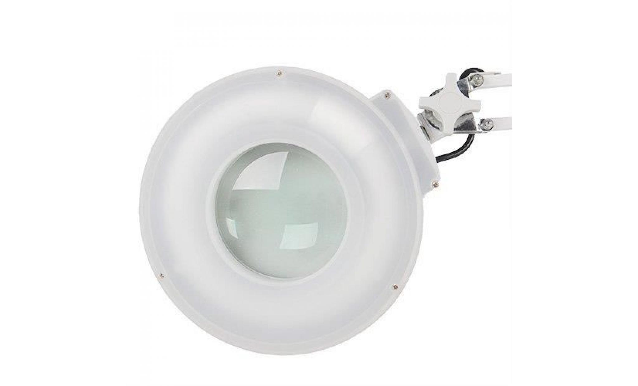 22w lampe loupe de table esthétique 8 dioptries grossissement avec eclairage tube néon daylight fluorescent pas cher