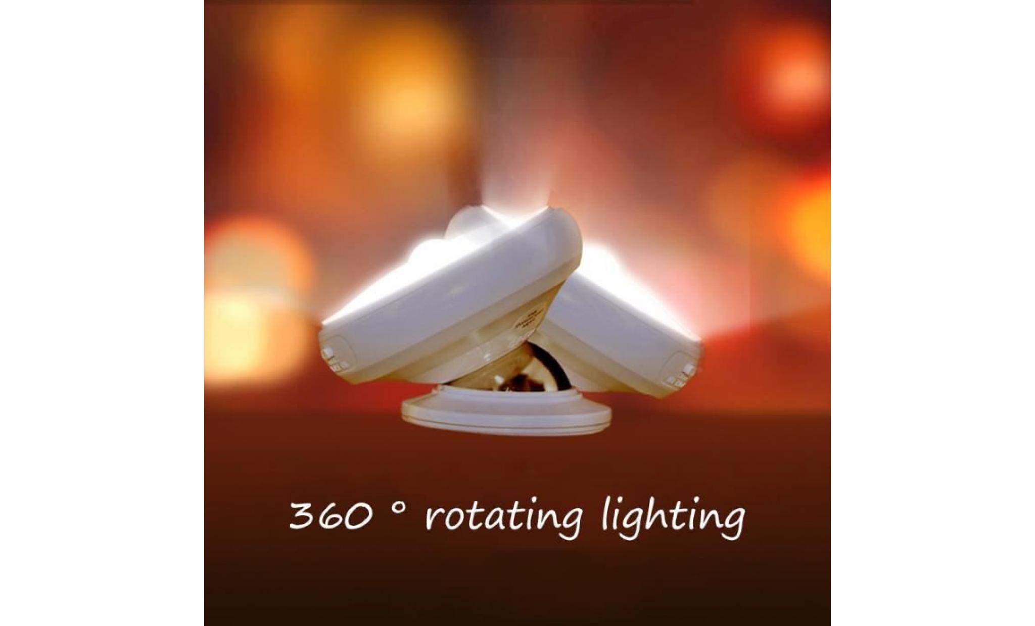 360 usb degré de rotation rechargeable capteur de mouvement led night light lampe de table 7299 pas cher