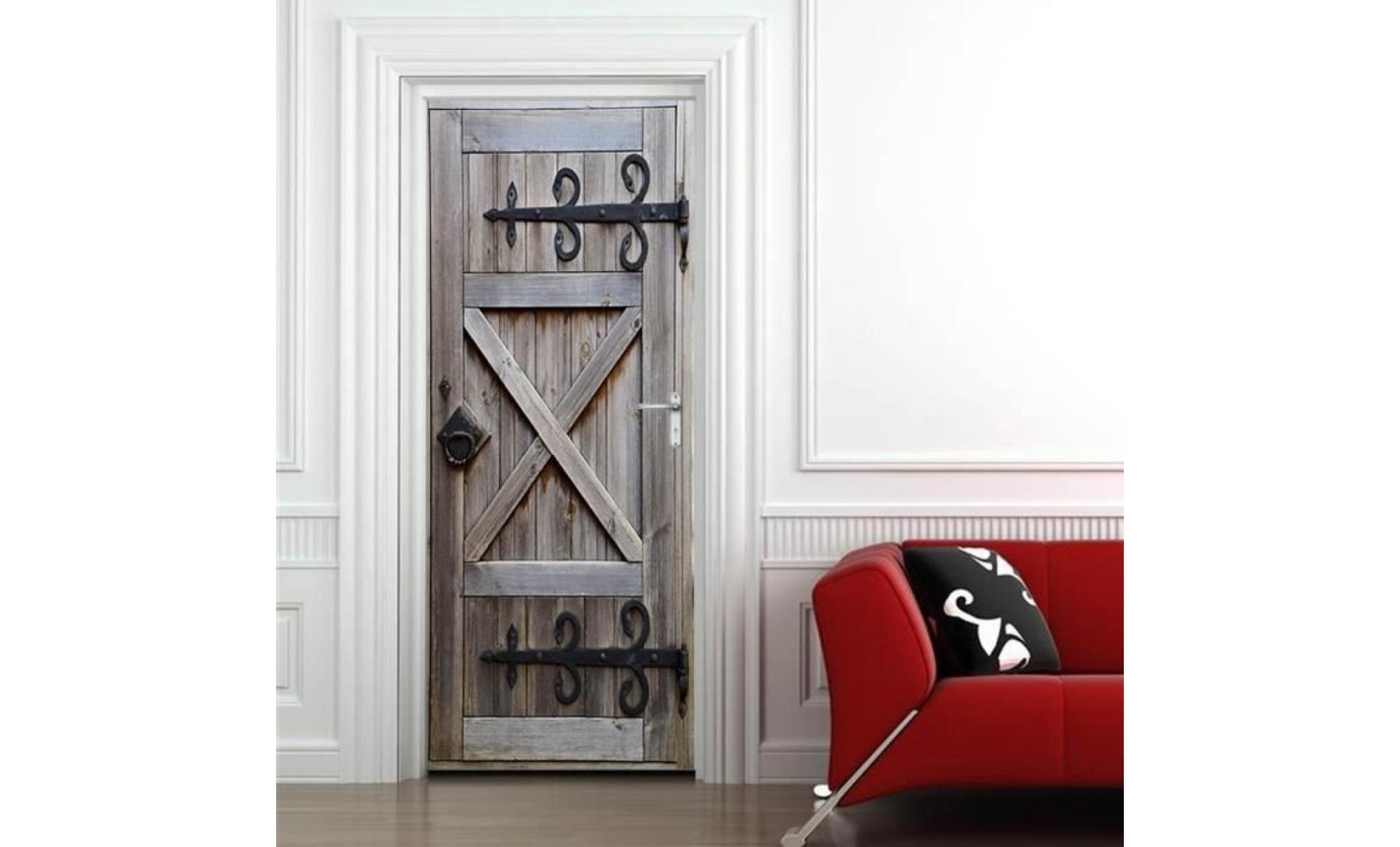 3d creative porte stickers portes de chambre à coucher rénovation porte étanche autocollants c 1695 pas cher