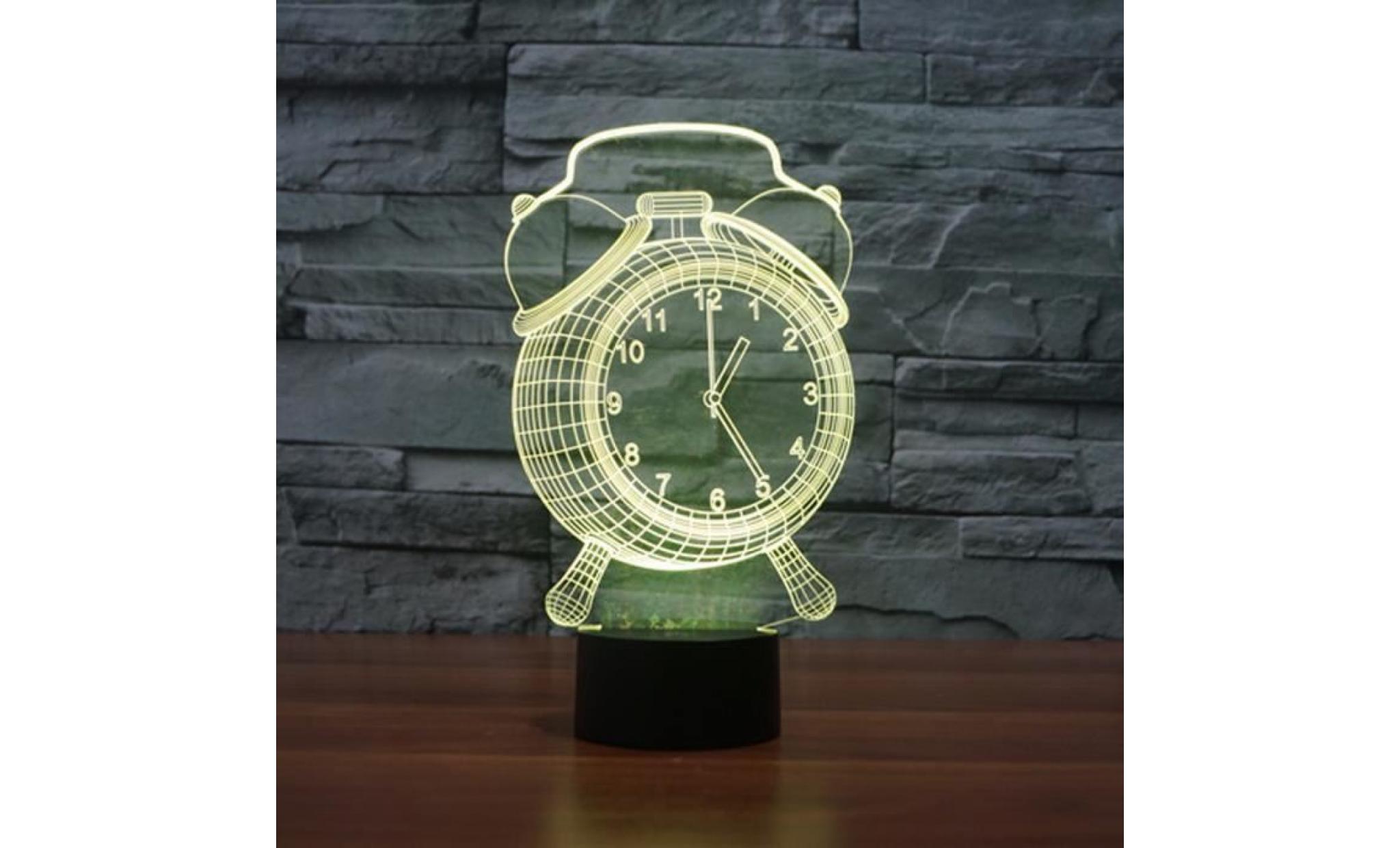 3d illusion visual night light 7 colors change led desk lamp bedroom home decor pageare2330 pageare2330 pas cher
