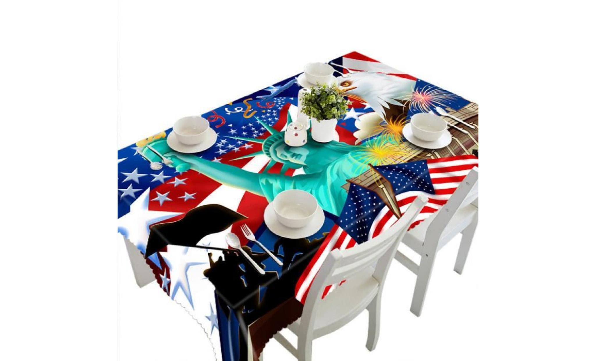 3d multi table à manger fonctionnelle tissu pour picnic party b nappe@hxq122
