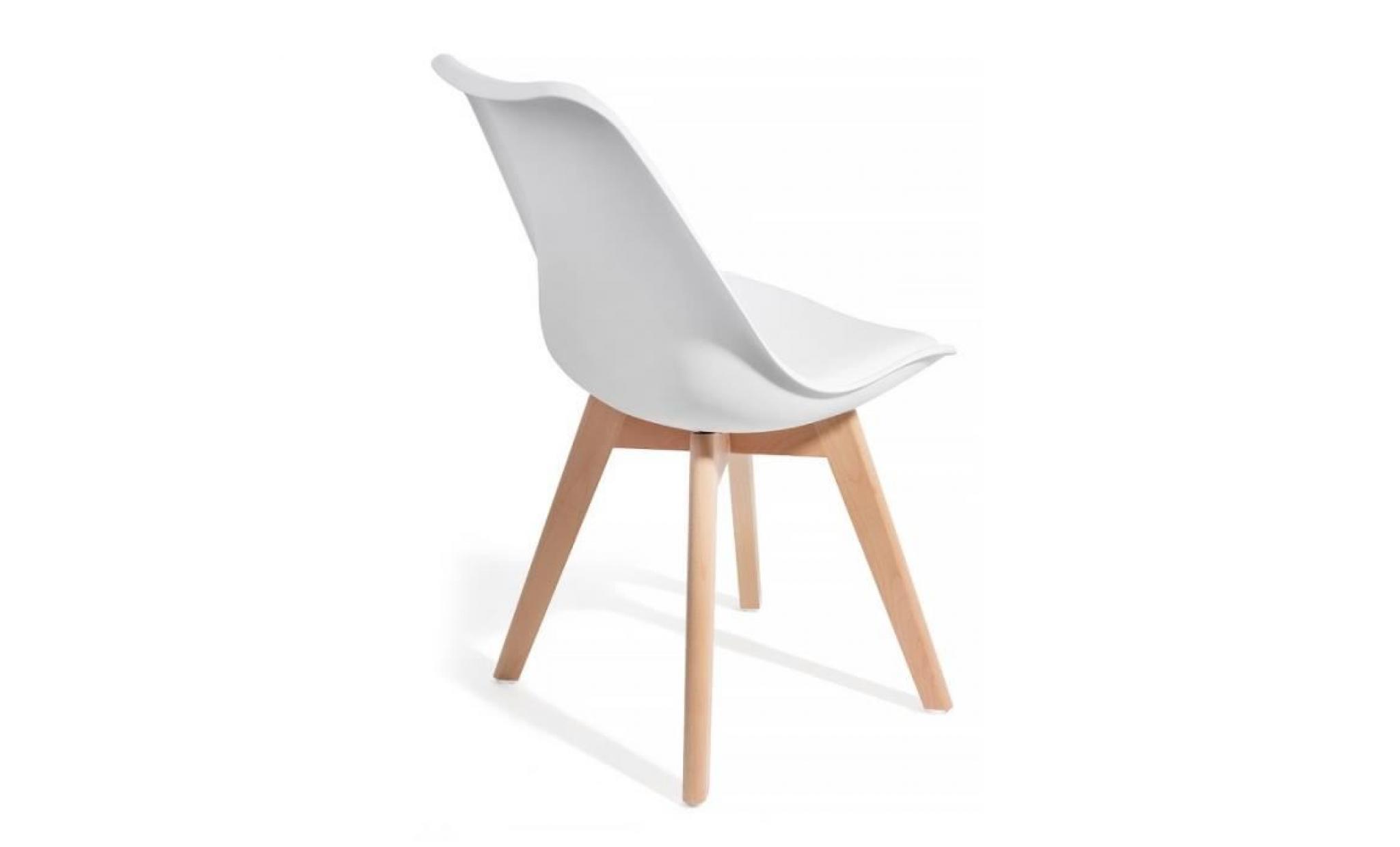 brekka noir lot de 4 chaises design contemporain nordique scandinave super qualité pas cher