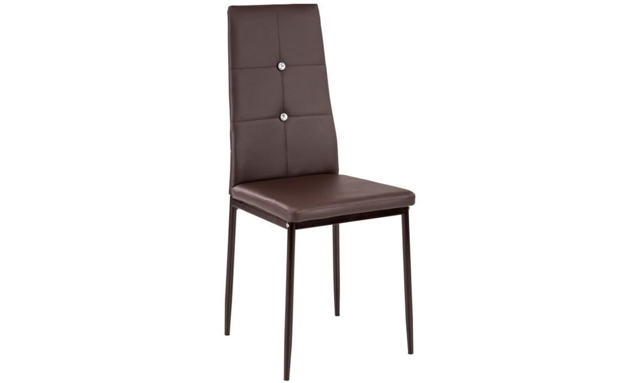 4 chaises de salle à manger, chaises de cuisine, mobilier de salon design gris tectake pas cher