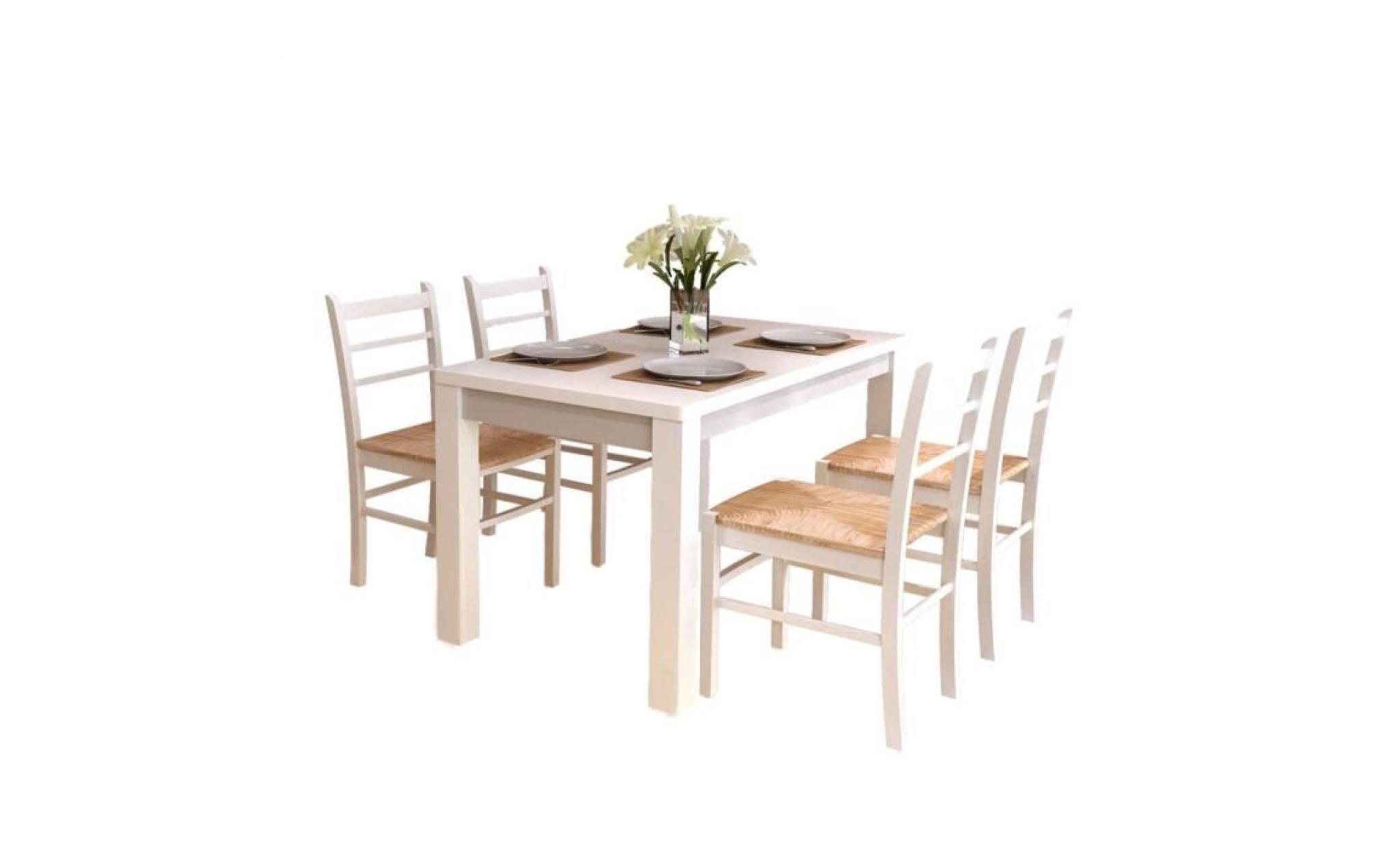 4 pcs chaise de salle à manger peinture lot de 4 chaises blanche chaises scandinave contemporain pas cher