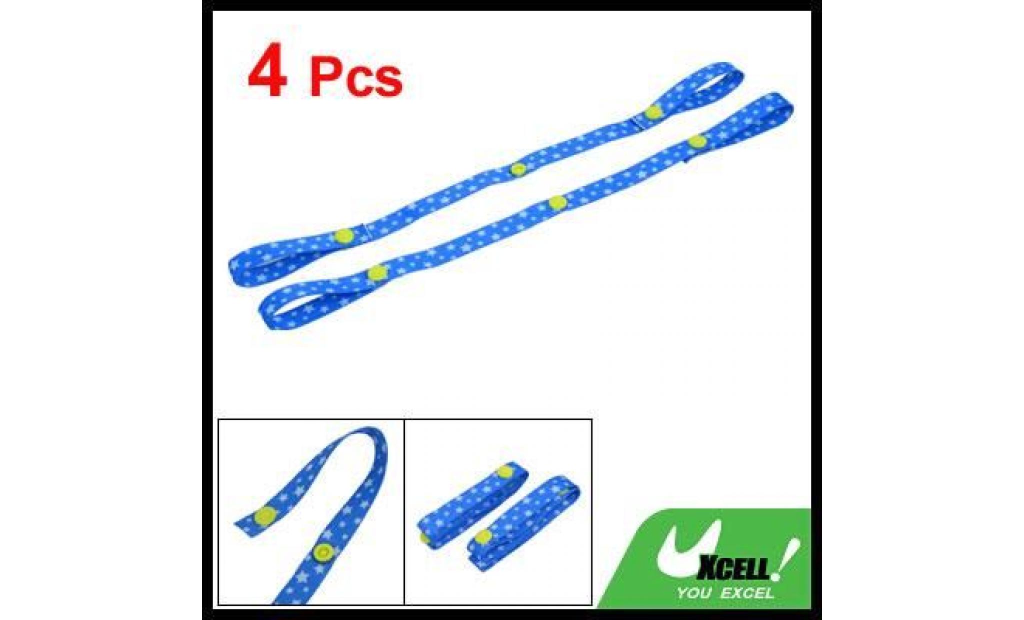 400mm 16 inch long 15mm width polyester star pattern bottle cup strap blue 4pcs pas cher