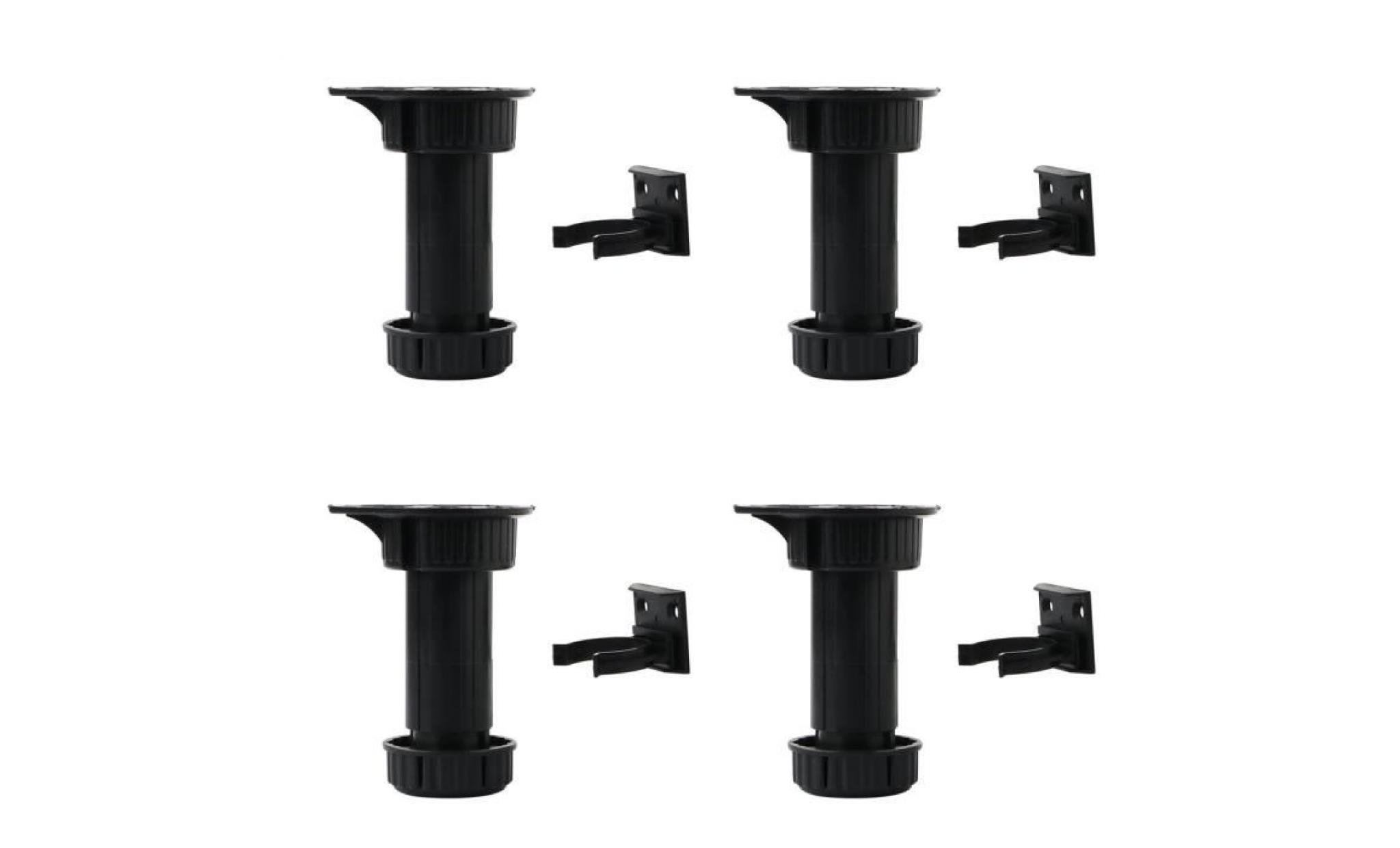4pcs pp adjustable kitchen cabinet legs feet height(total:100 145mm) x 43mm dia