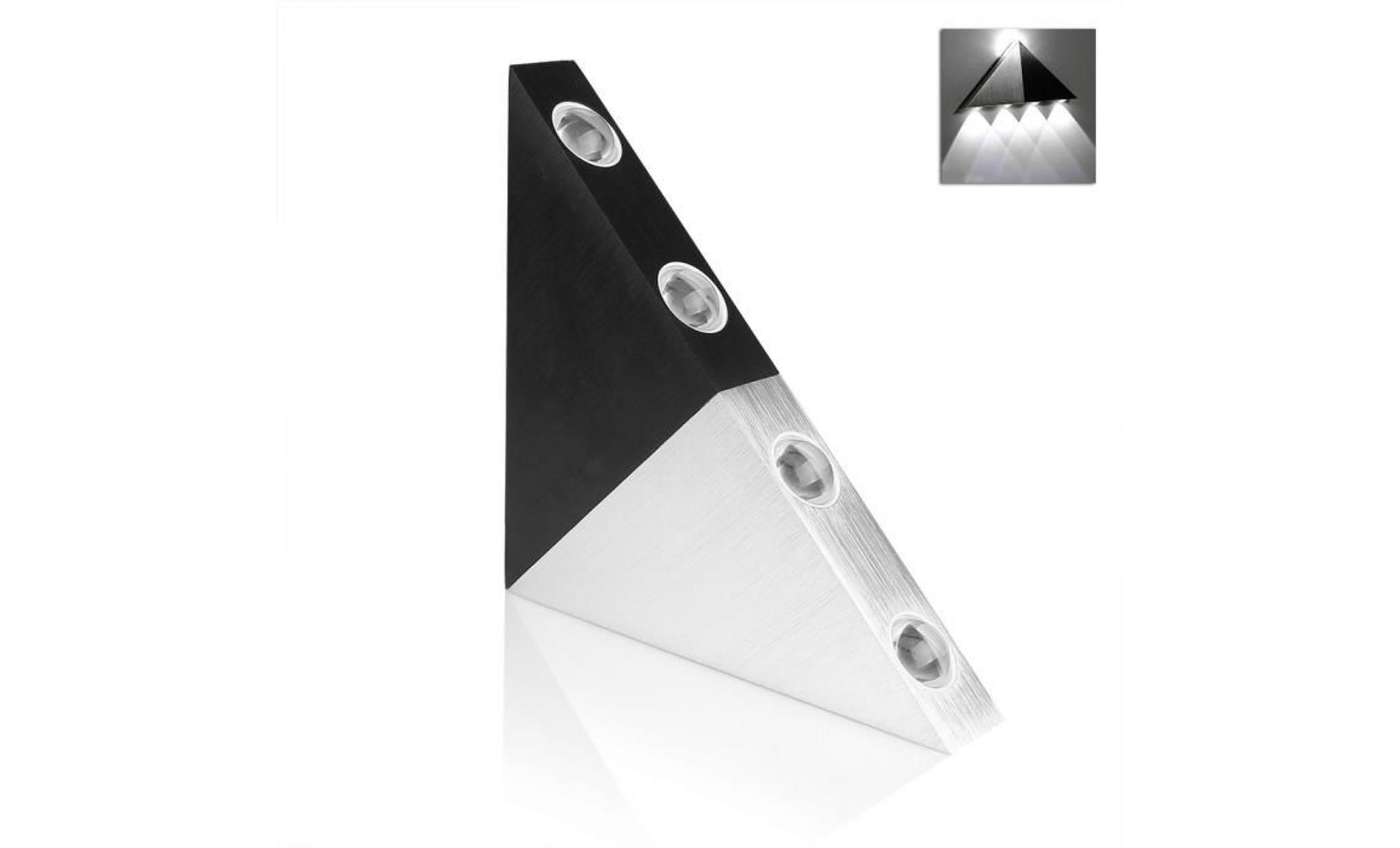 5W Cool White moderne Triangle LED Applique Applique Eclairage Salle Porche Walkway Chambre Lumière intérieure Décoration AC90-264V