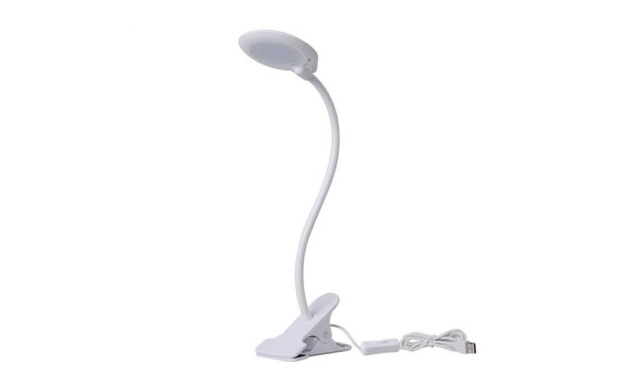 6495＠ led usb réglable lampe de lecture à pince clamp lamp de lit table de bureau 998 pas cher