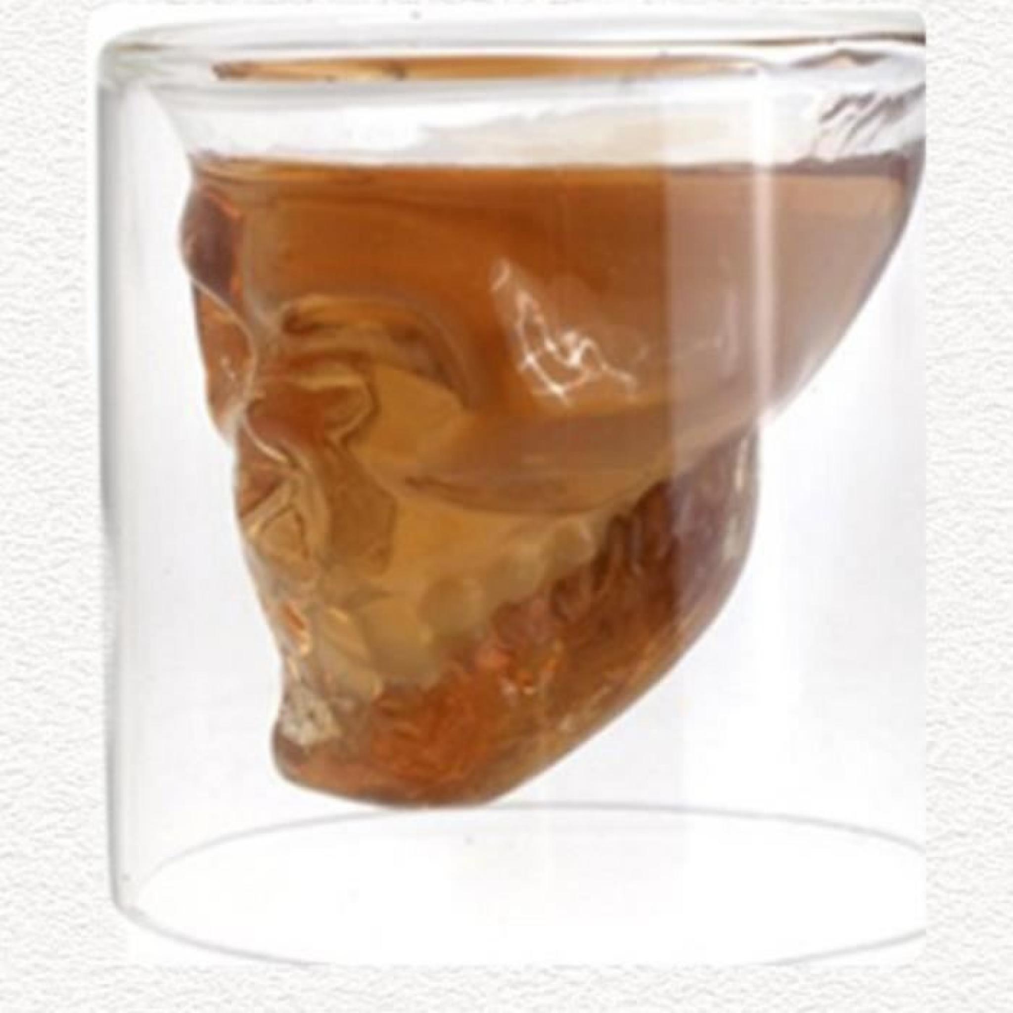 73ml Skull Head Wine Glass Beer Cup Vodka Shot Drinking Ware for Home Bar pas cher