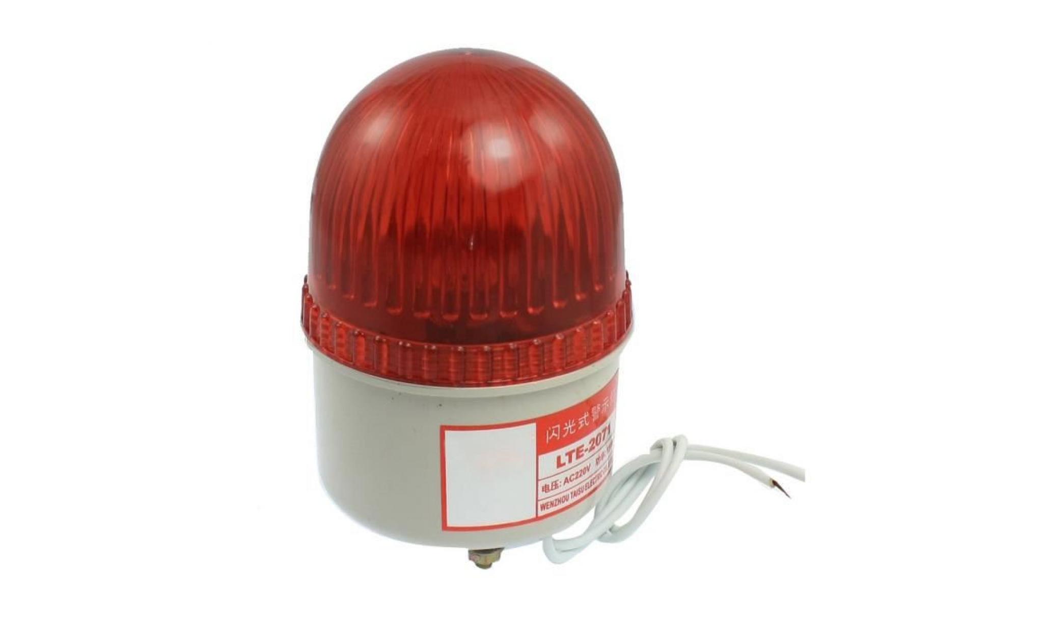 ac 220v 15w rouge feu industrielle tour signal flash alerte lampe