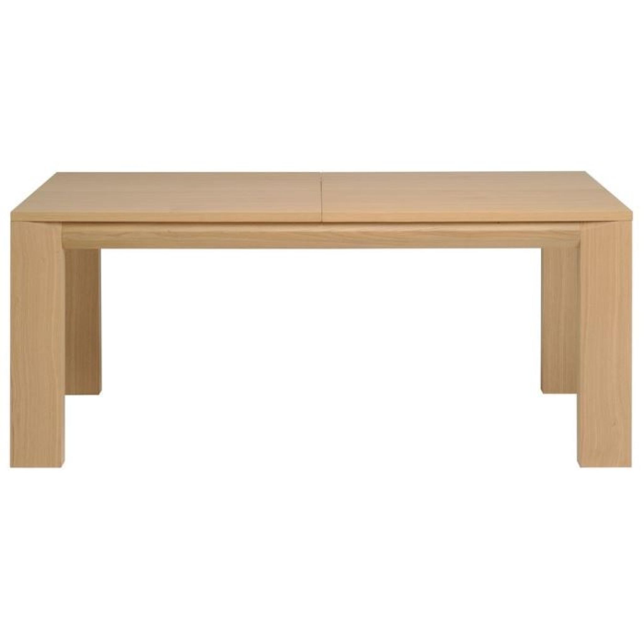 ACADEMY Table L180/225/270 cm finition chêne brut