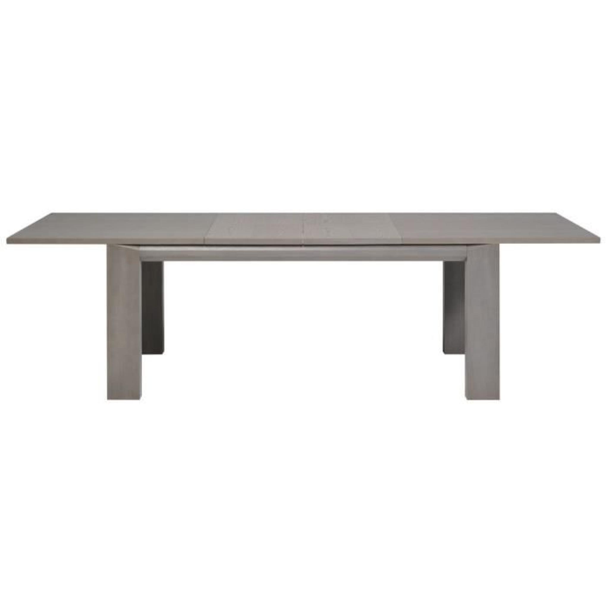 ACADEMY Table L180/225/270 cm finition chêne grisé pas cher