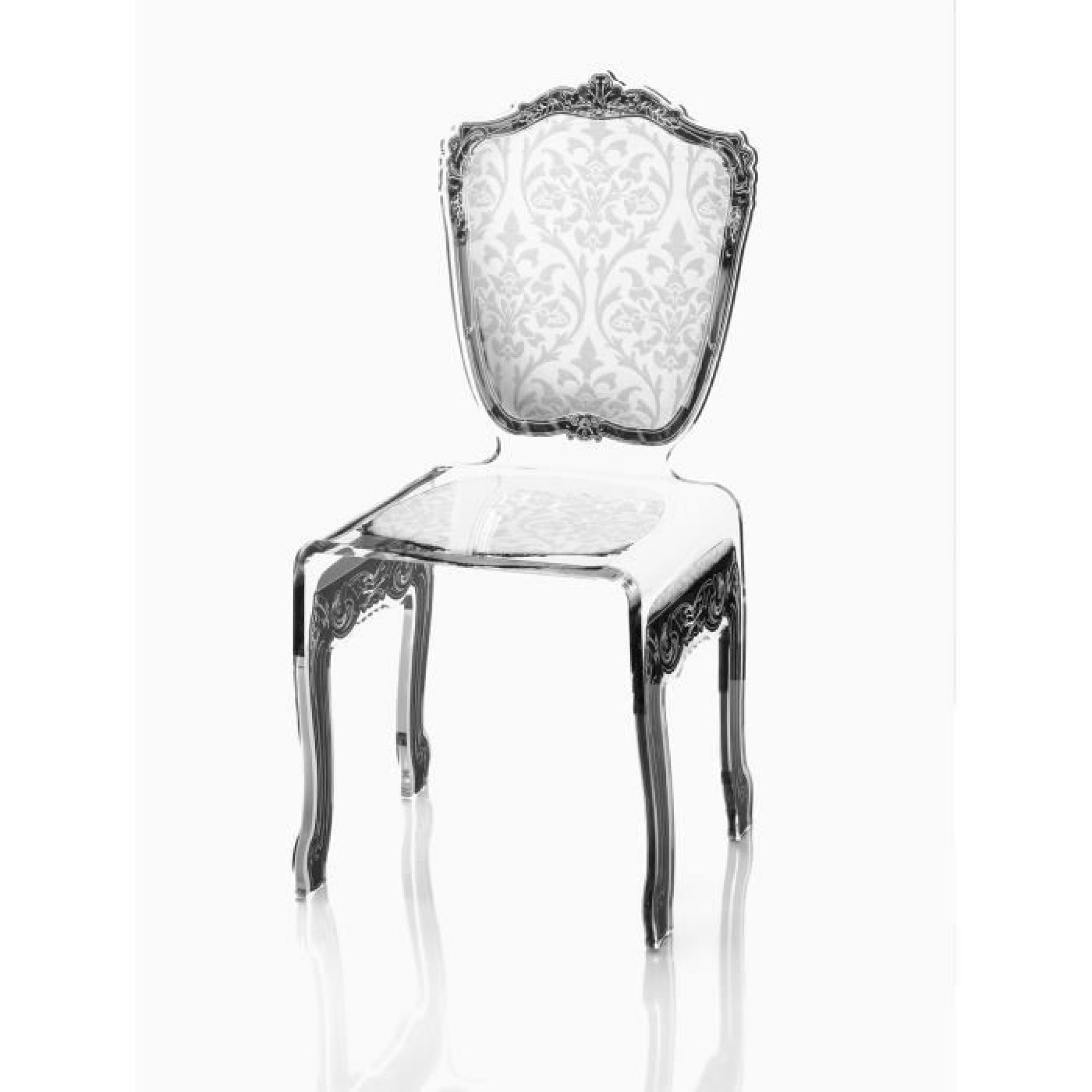 Acrila - Chaise Baroque - Blanc