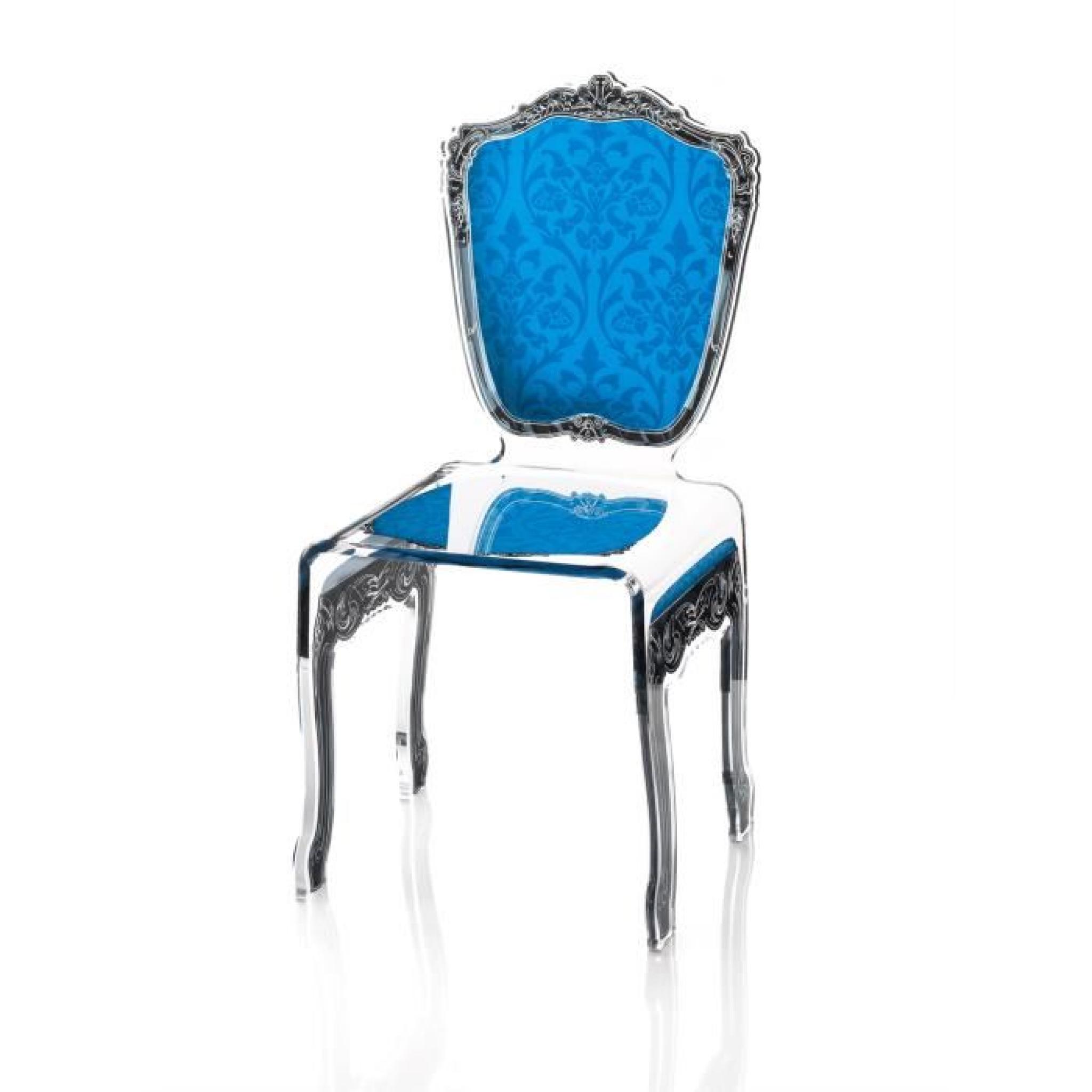 Acrila - Chaise Baroque - Bleu