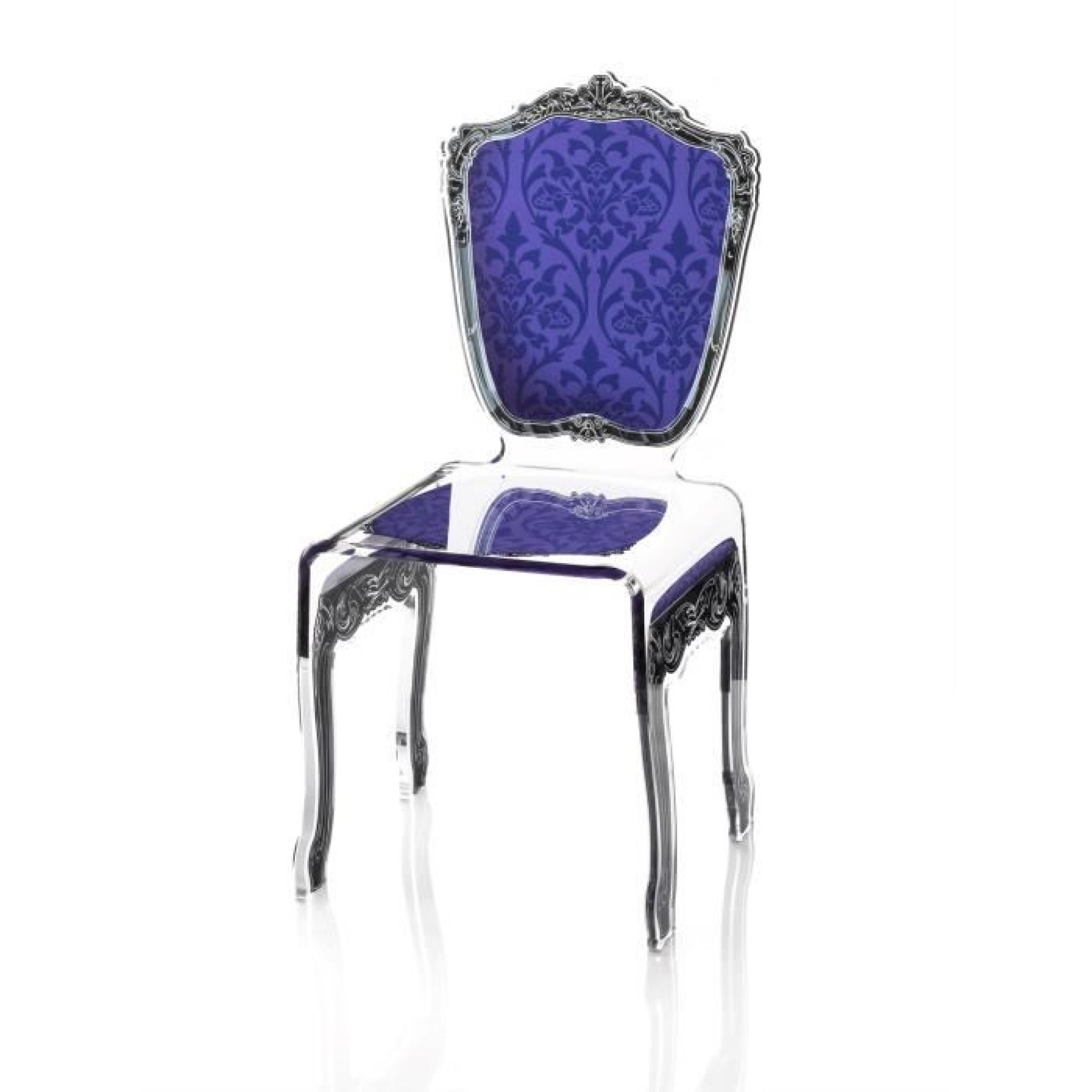 Acrila - Chaise Baroque - Violet