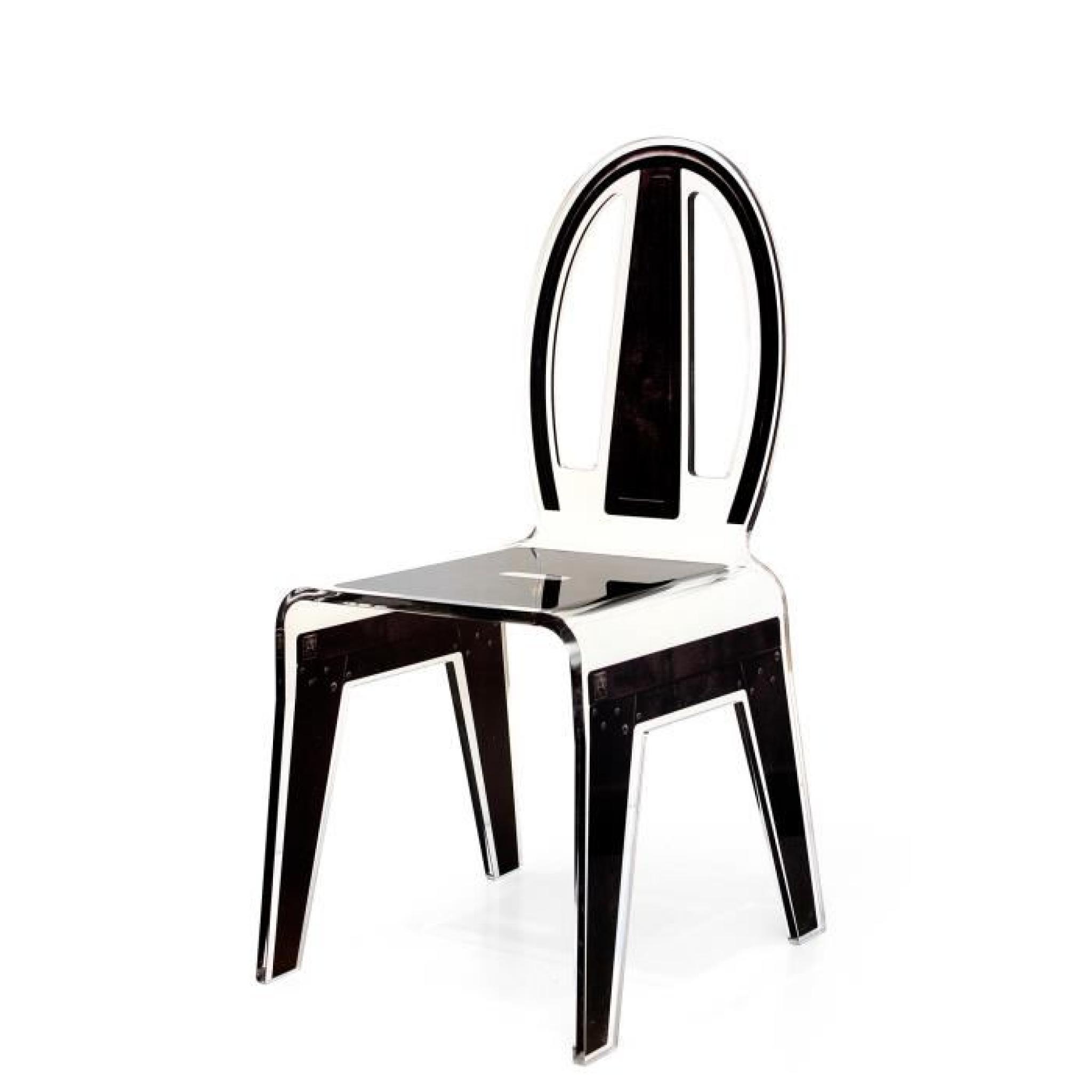 Acrila - Chaise Factory - Noir