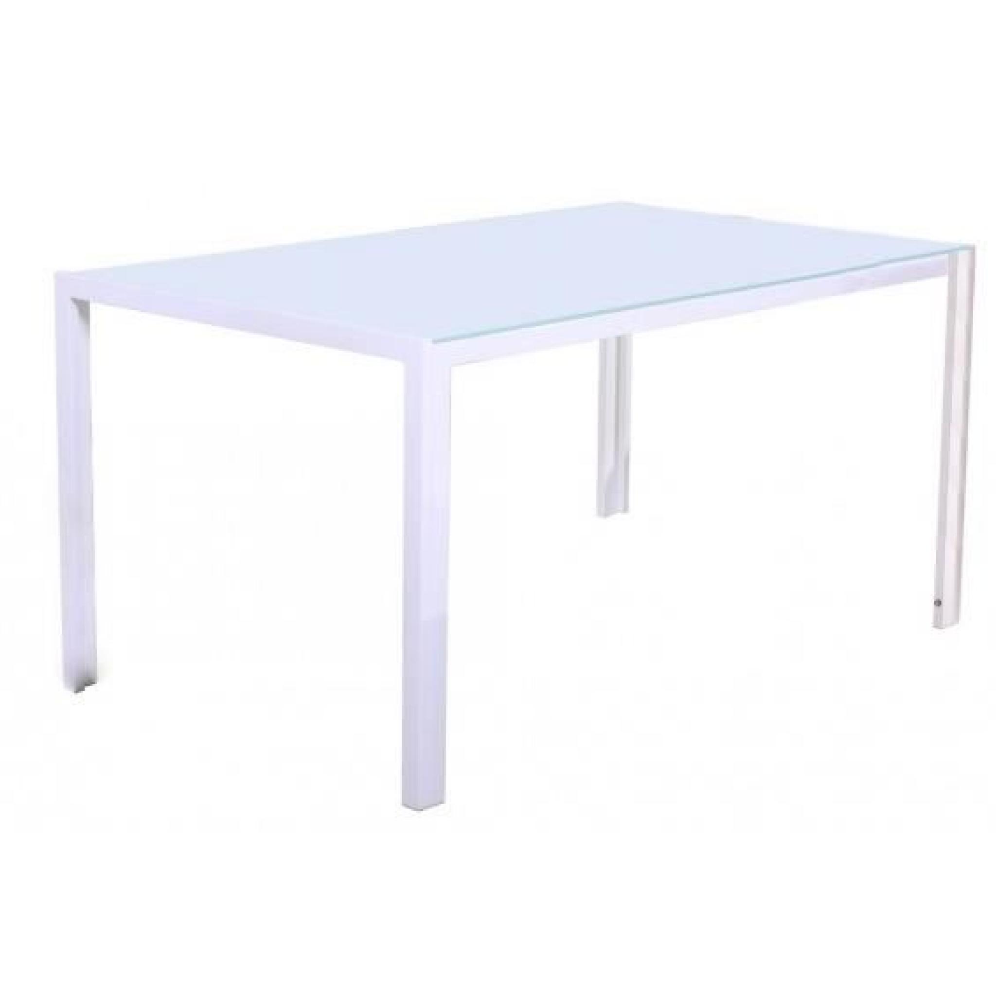 Alice - Table Rectangulaire Blanche