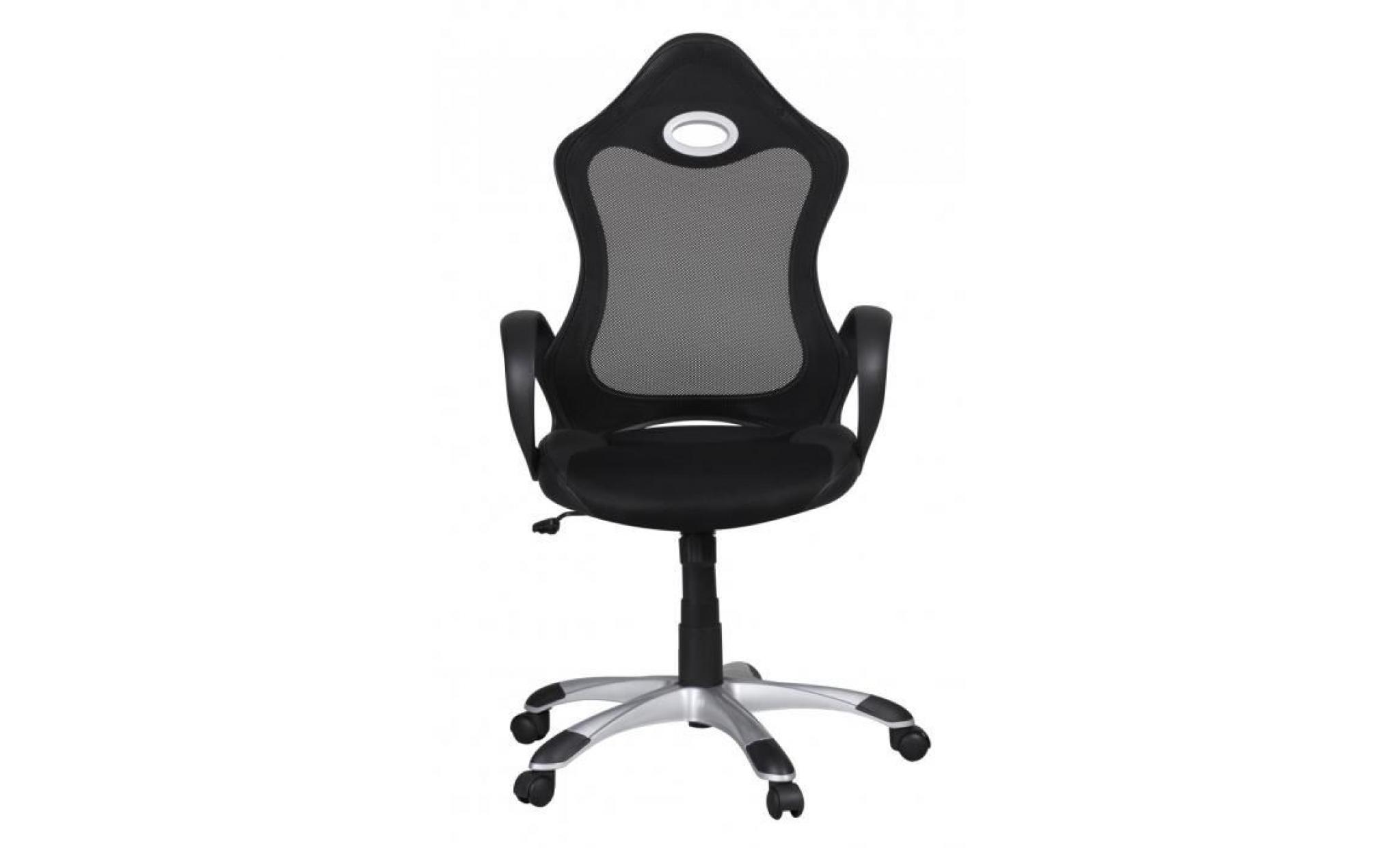 amstyle chaise de bureau chaise de bureau en tissu baseline accoudoir noir exécutif chaise chaise pivotante 120 kg mécanisme