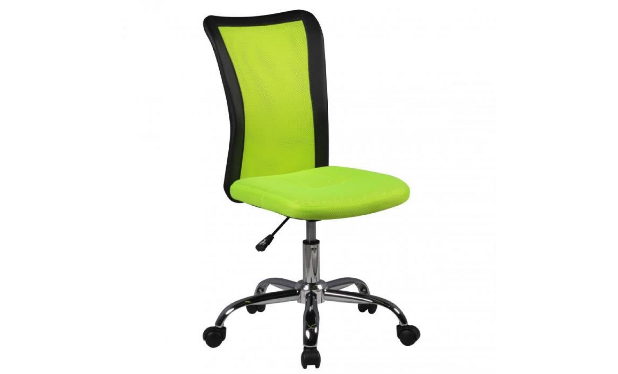 amstyle chaise de bureau enfants lukas vert pour les enfants de 6 avec dossier et roulettes de sol souples chaise jeunesse