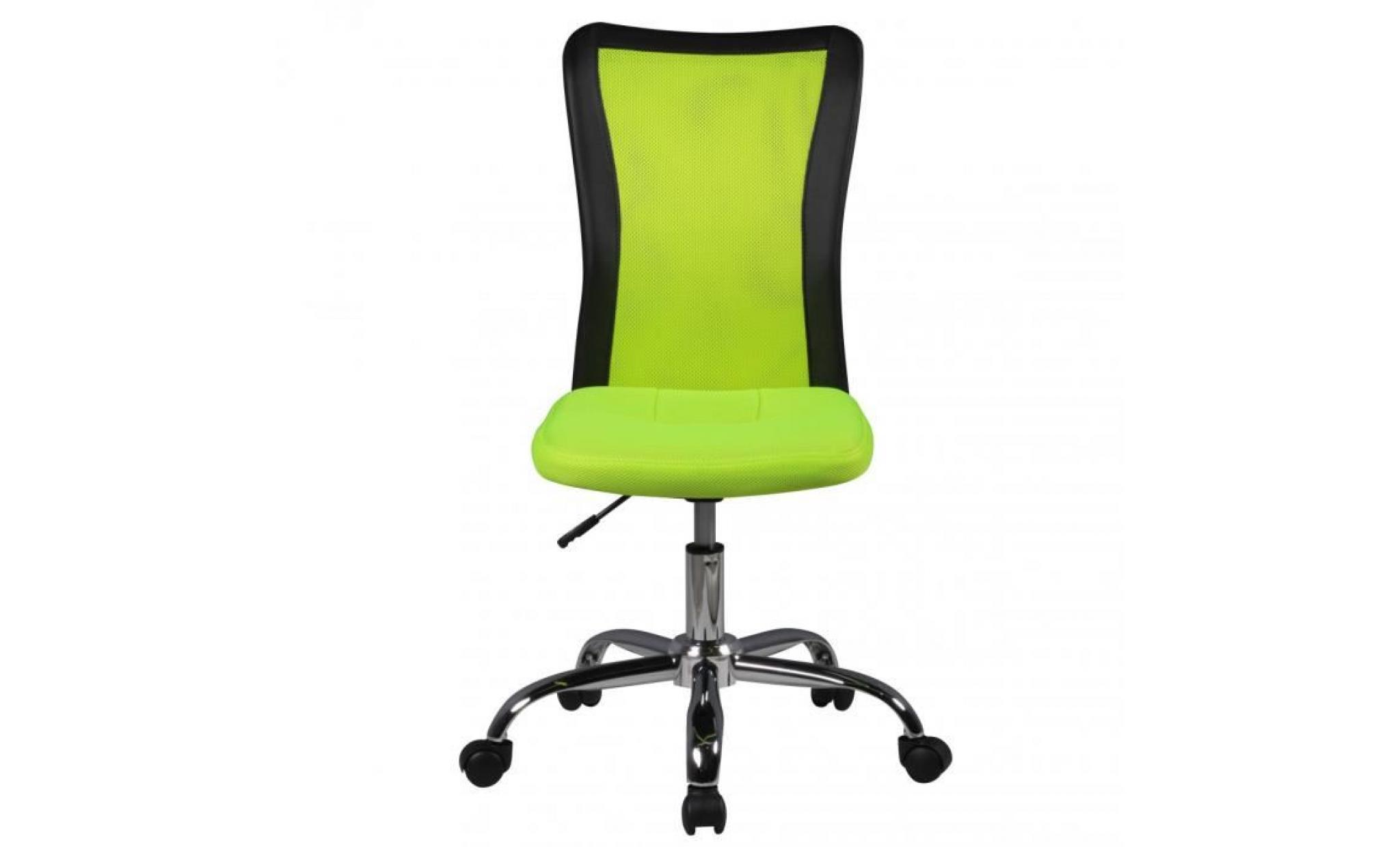 amstyle chaise de bureau enfants lukas vert pour les enfants de 6 avec dossier et roulettes de sol souples chaise jeunesse pas cher
