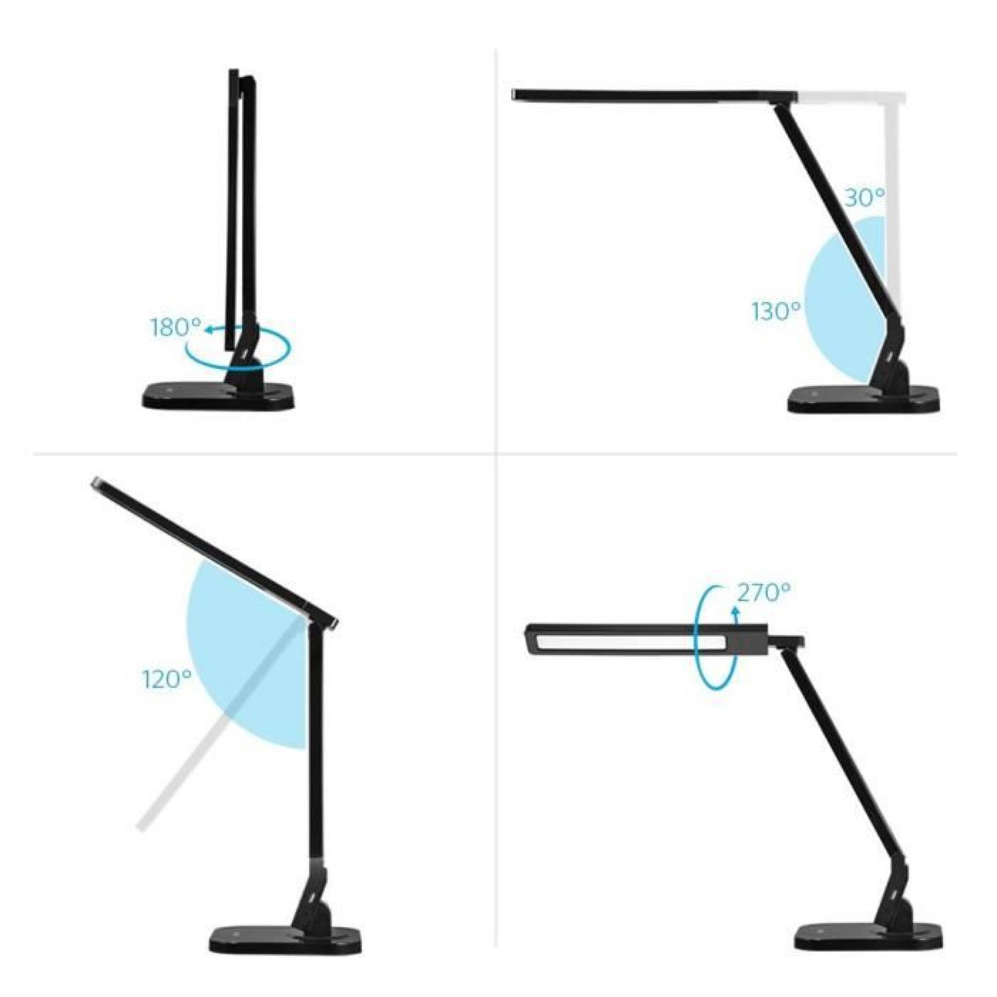 Anker Lumos LED Lampe de bureau - Lampe de table avec Port de charge USB pas cher