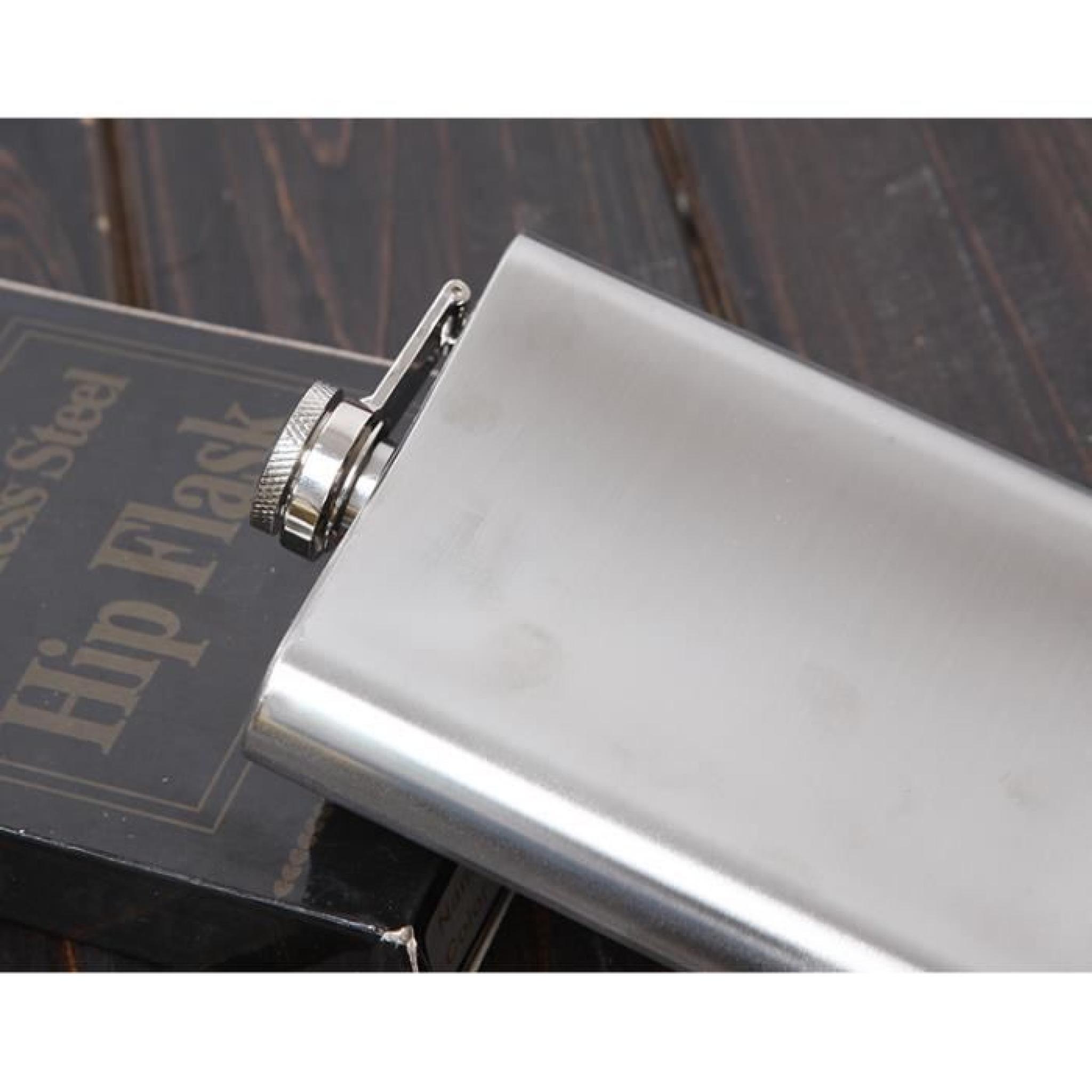 Anti-usure épaisse flacon portable en acier inoxydable pas cher