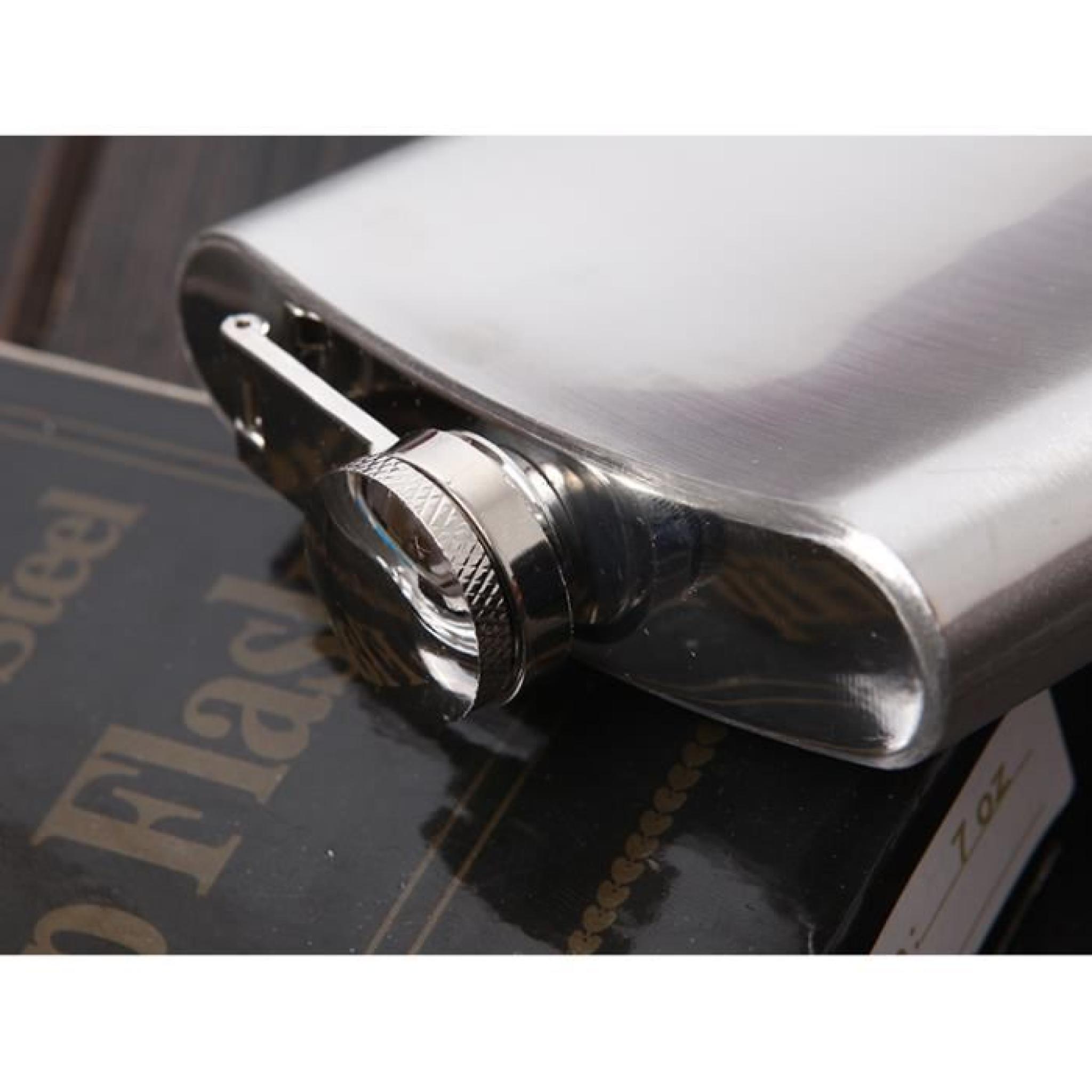 Anti-usure épaisse flacon portable en acier inoxydable pas cher