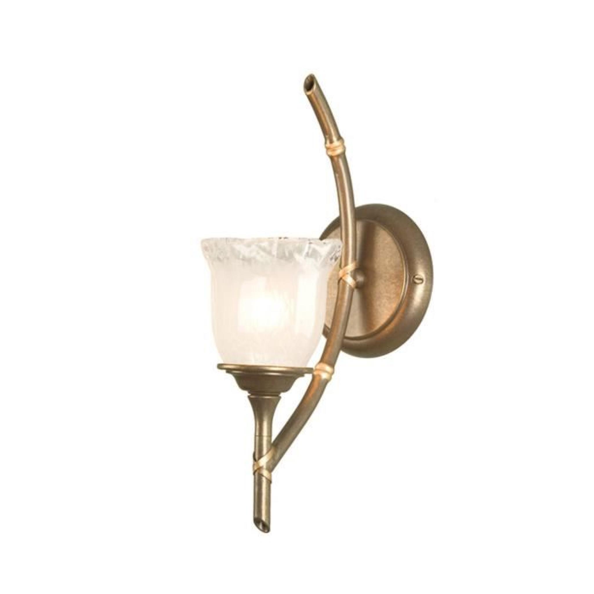 Applique Bamboo en bronze 1 ampoule 