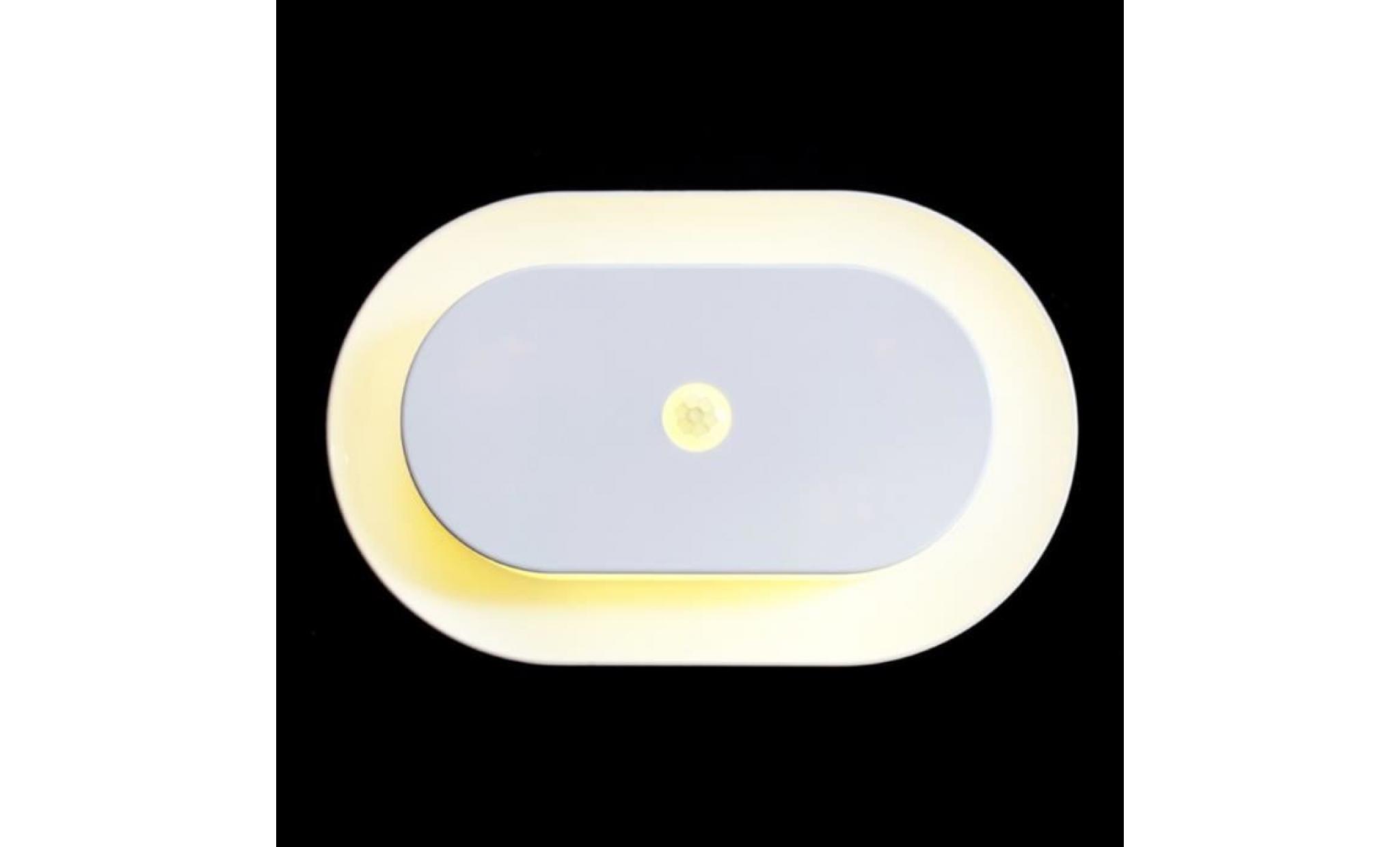 applique d'interieur mini auto led lumière corps humain induction pir motion sensor contrôle night light lampe warm blanc blanc
