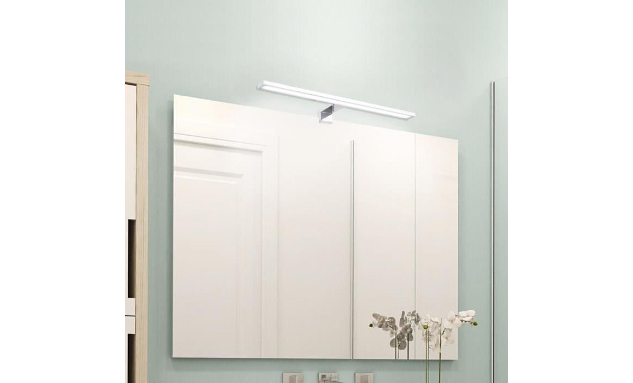 applique de miroir de salle de bain led 12w etanche lampe murale intérieur décoration lumière blanche design minimaliste moderne pas cher