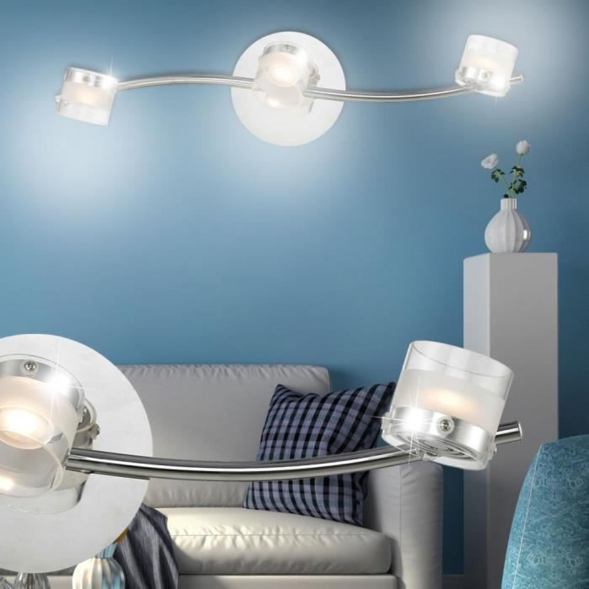 Applique LED COB 9W luminaire mural spots mobiles lampe verre éclairage salle de séjour pas cher