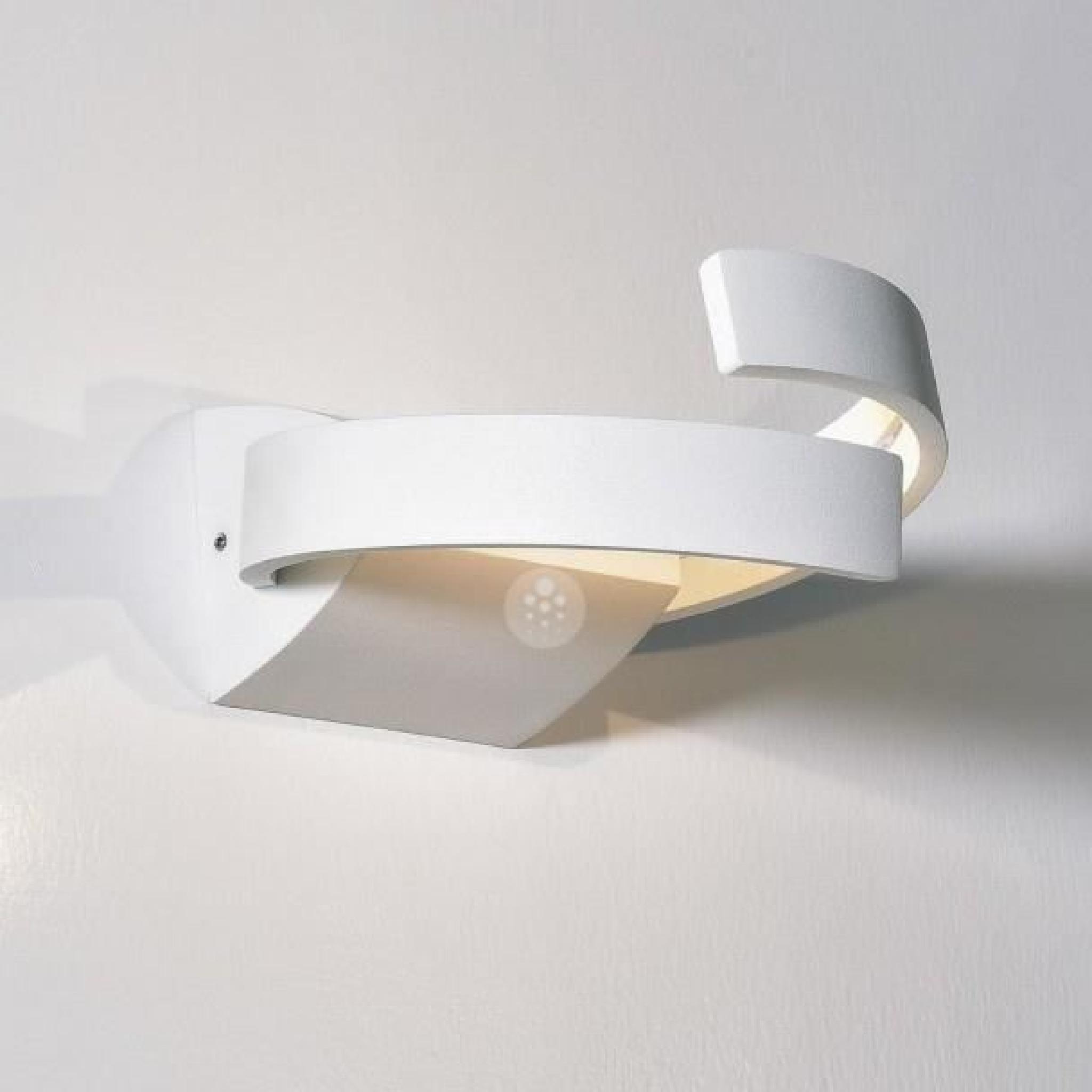 Applique LED design aluminium 2 bras rond - Arca