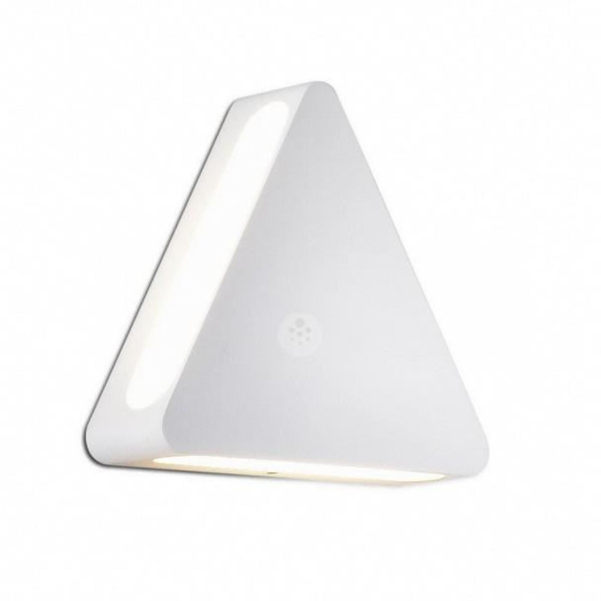 Applique LED triangle aluminium blanche design - Bowa