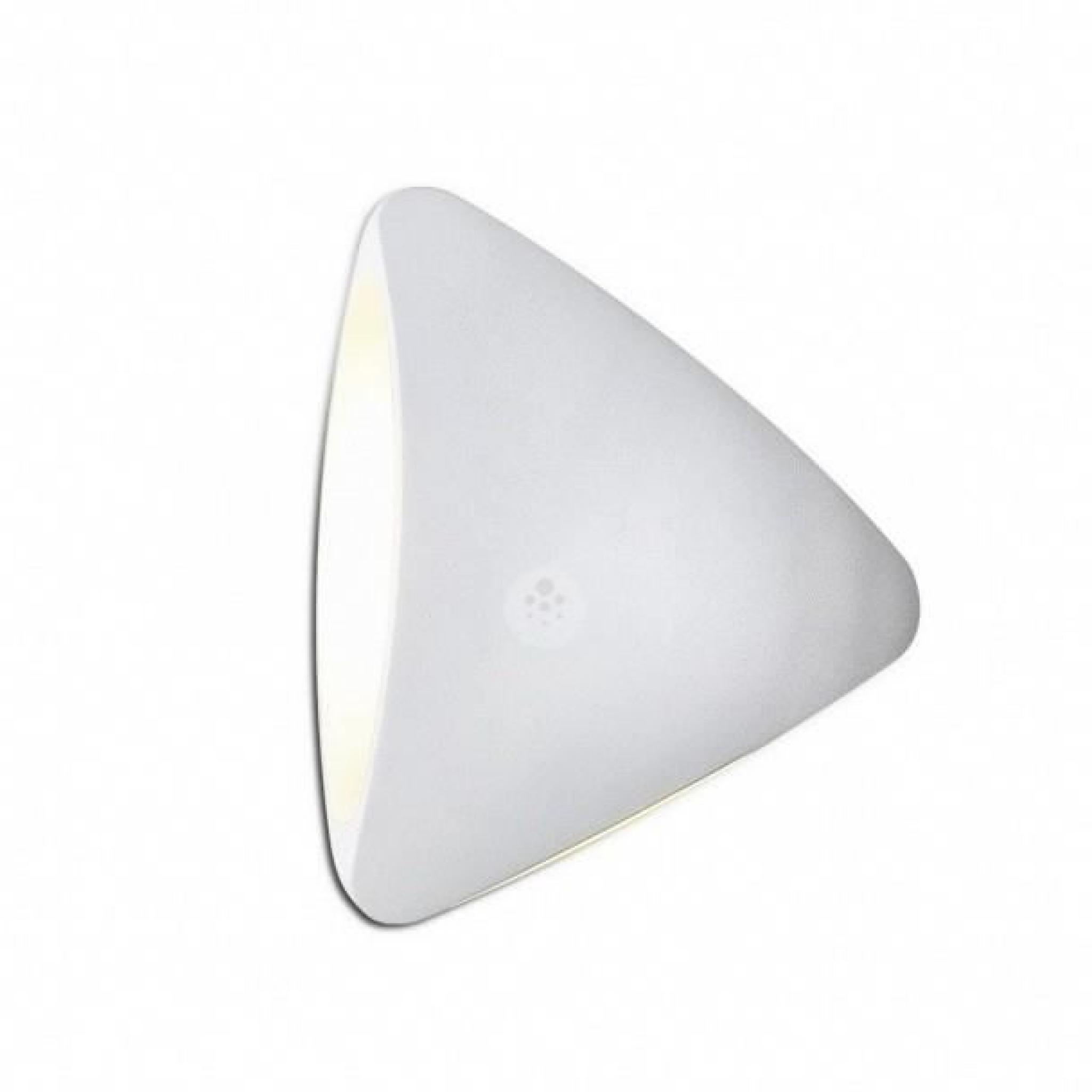 Applique LED triangle aluminium blanche design - Bowa pas cher